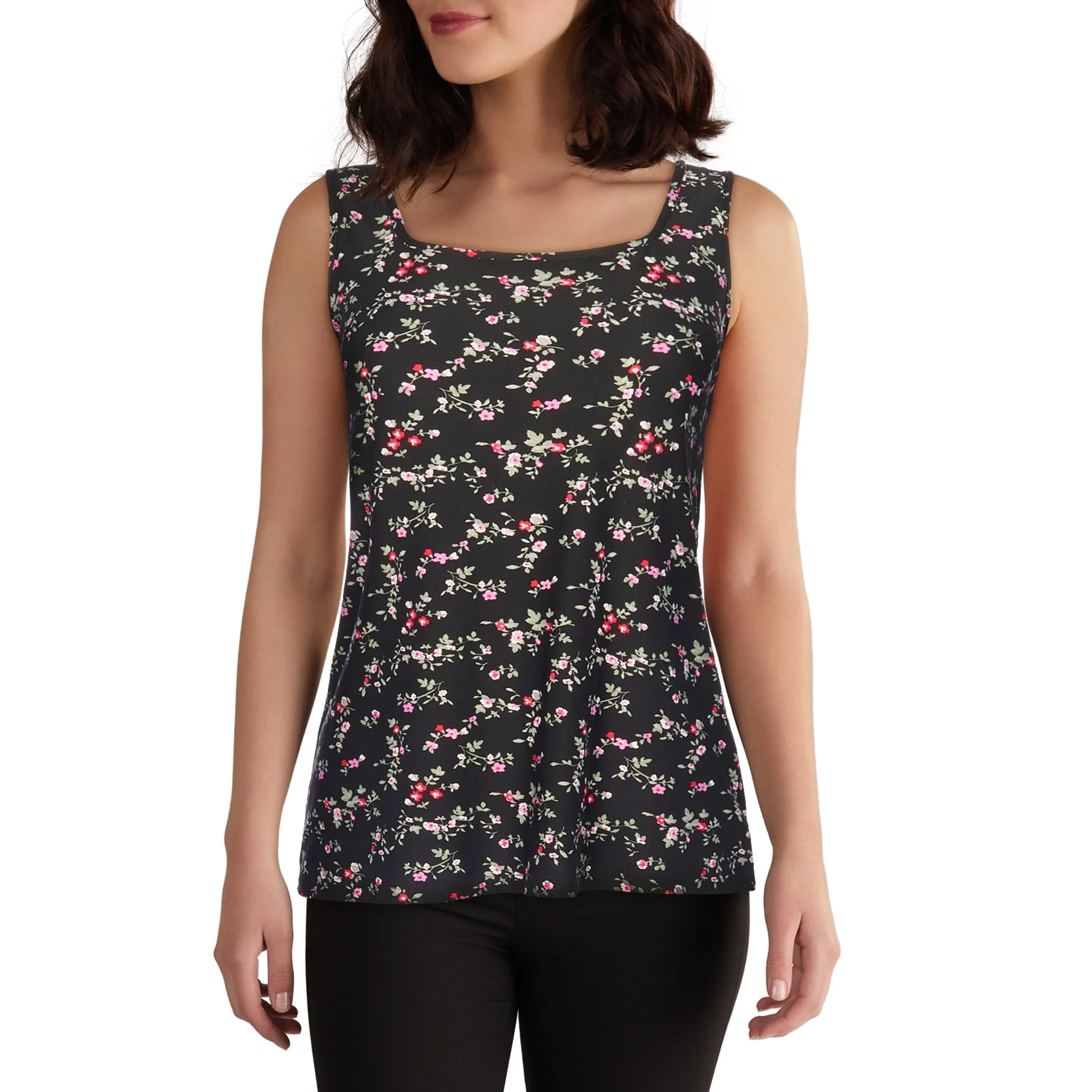 Women's Square Neck Printed Tank Top sold by Giant Tiger