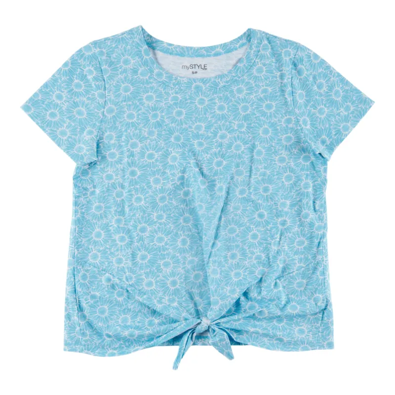 mySTYLE Women's Country Cool Printed Front Tie T-Shirt sold by Giant Tiger