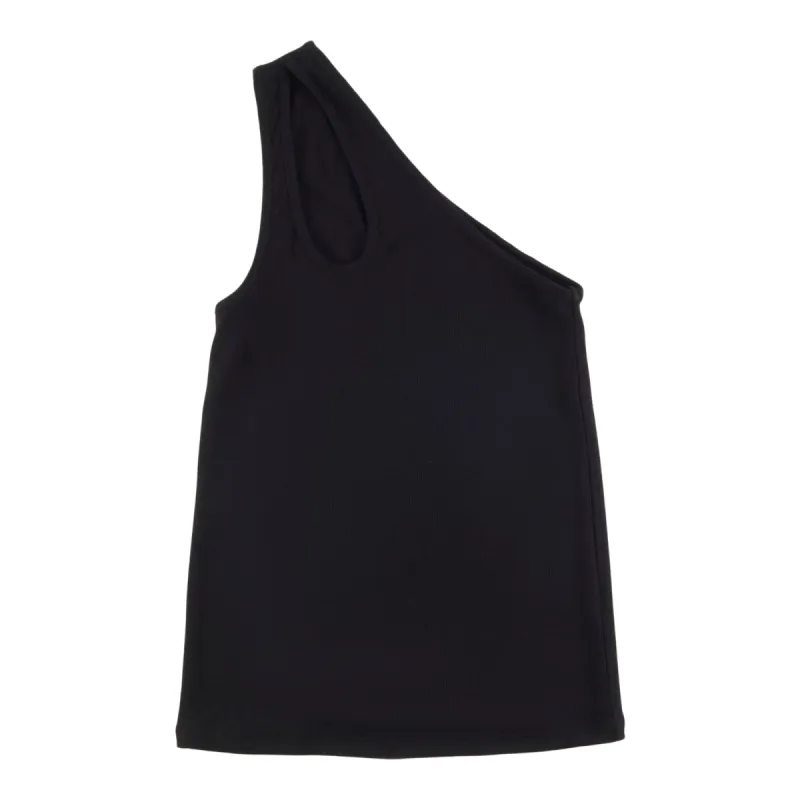 mySTYLE Women's Country Cool Asymmetrical Ribbed Cropped Tank Top sold by Giant Tiger