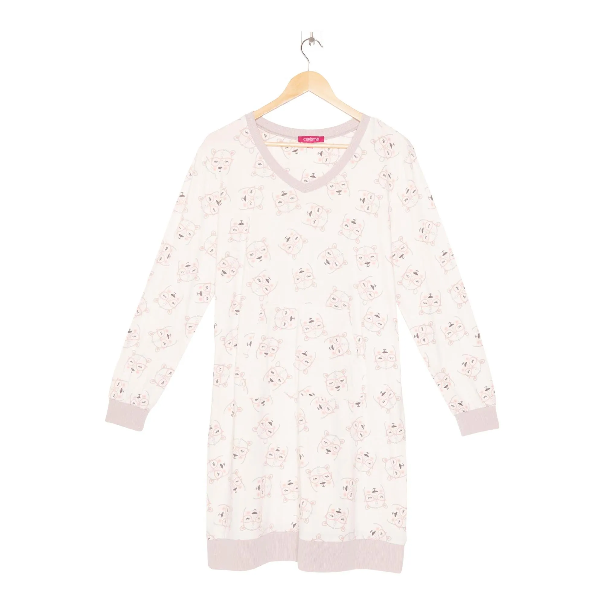 Carisma Women's Plus Printed Sleep Shirt sold by Giant Tiger product image thumbnail 3