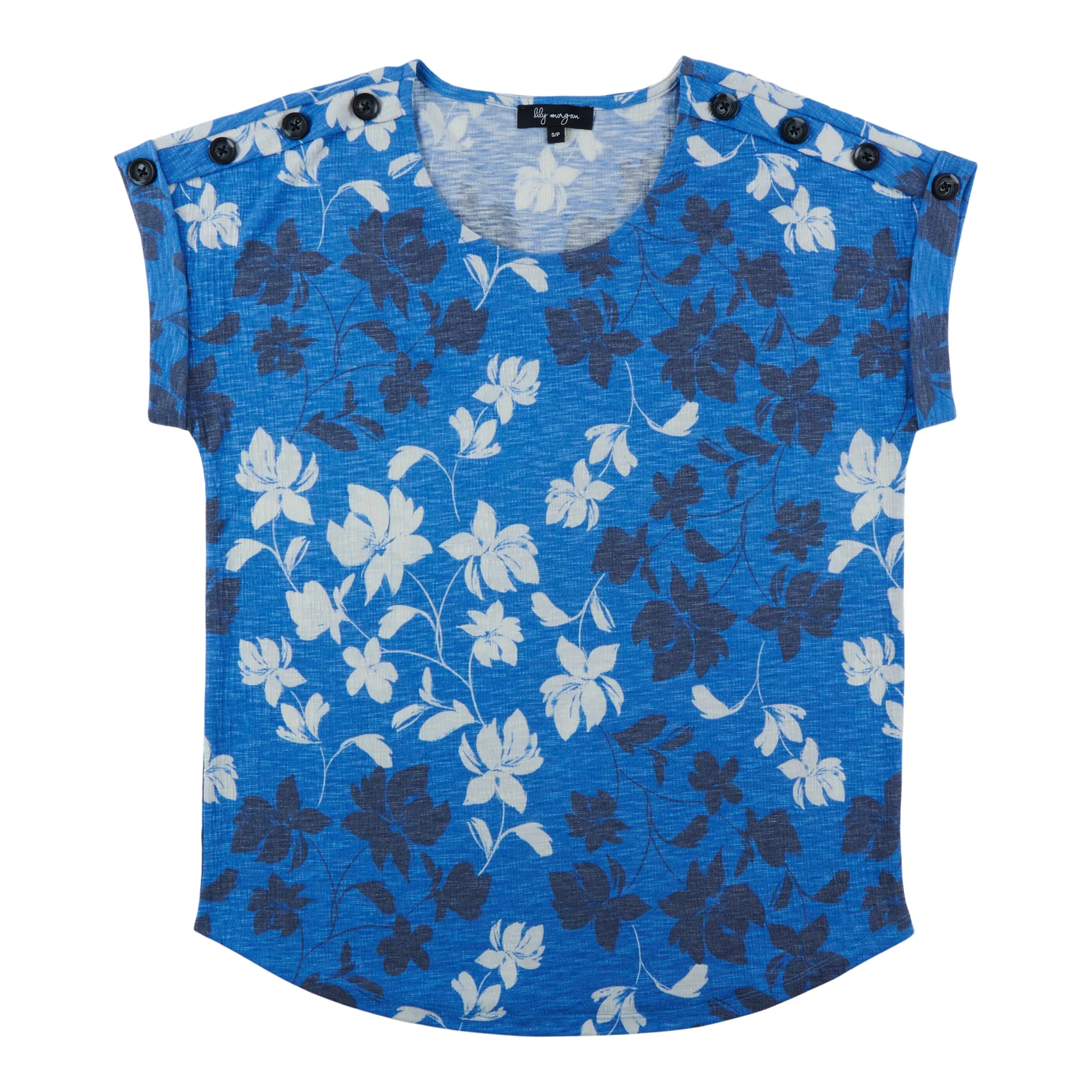 lily morgan Women's Printed Blouse with Button Detail sold by Giant Tiger product image thumbnail 3