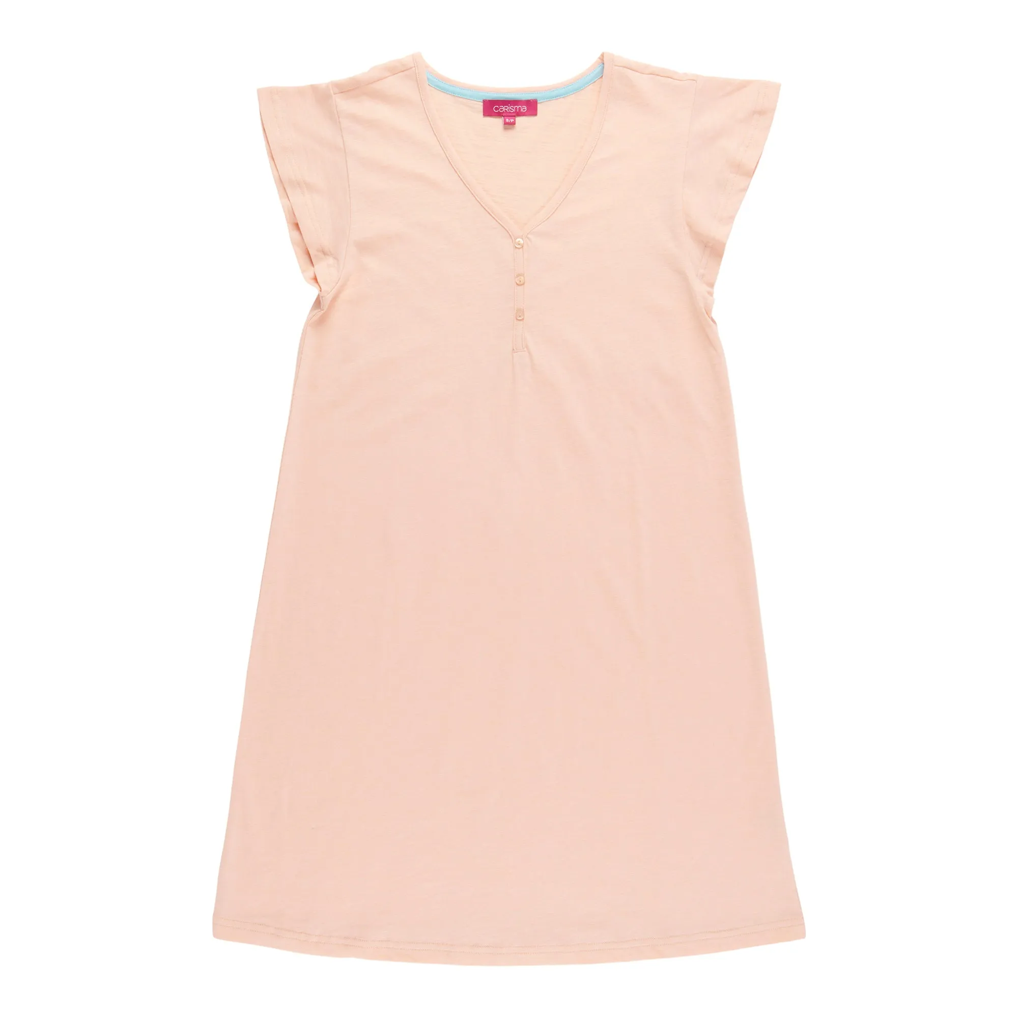 Carisma Women's Ocean Breeze Ruffle Sleeve Henley Sleepshirt sold by Giant Tiger product image thumbnail 3