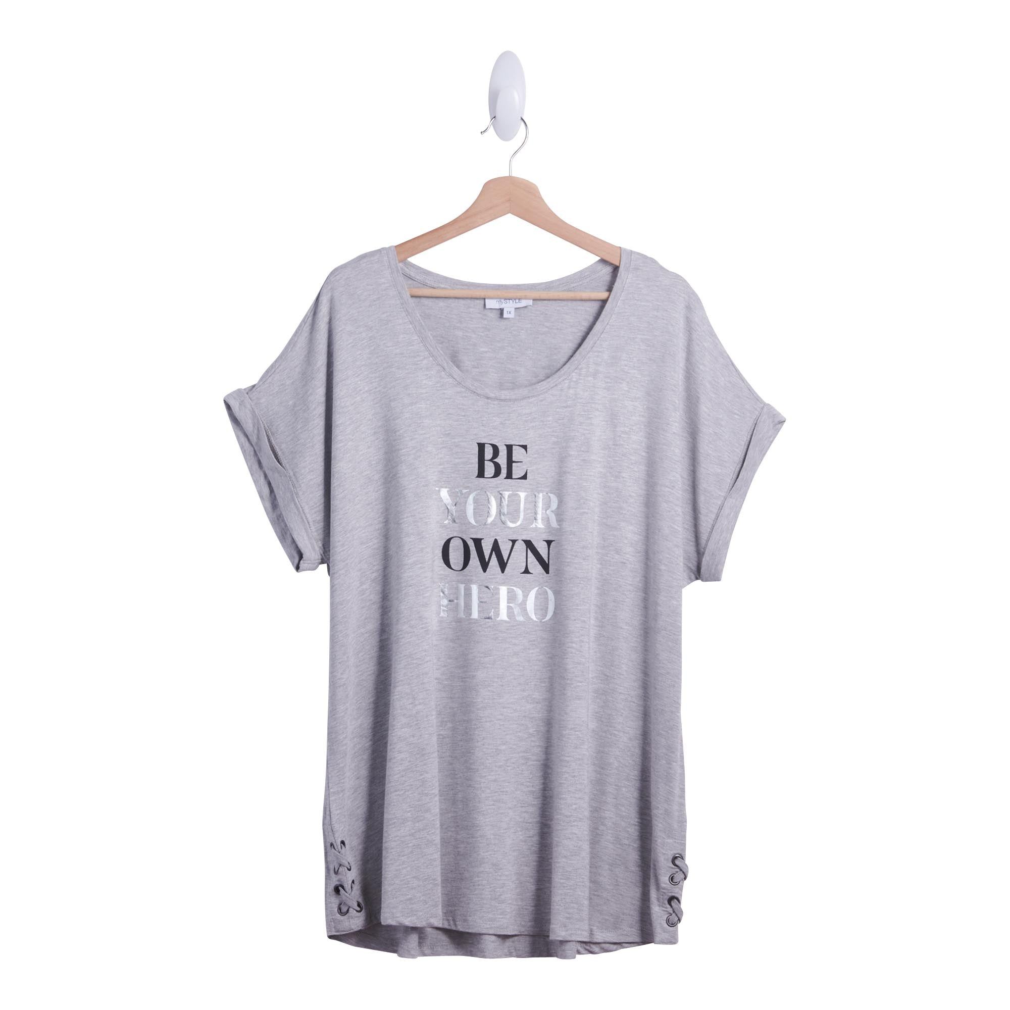 mySTYLE Women's Plus Screen Printed Top - 1X-3X sold by Giant Tiger