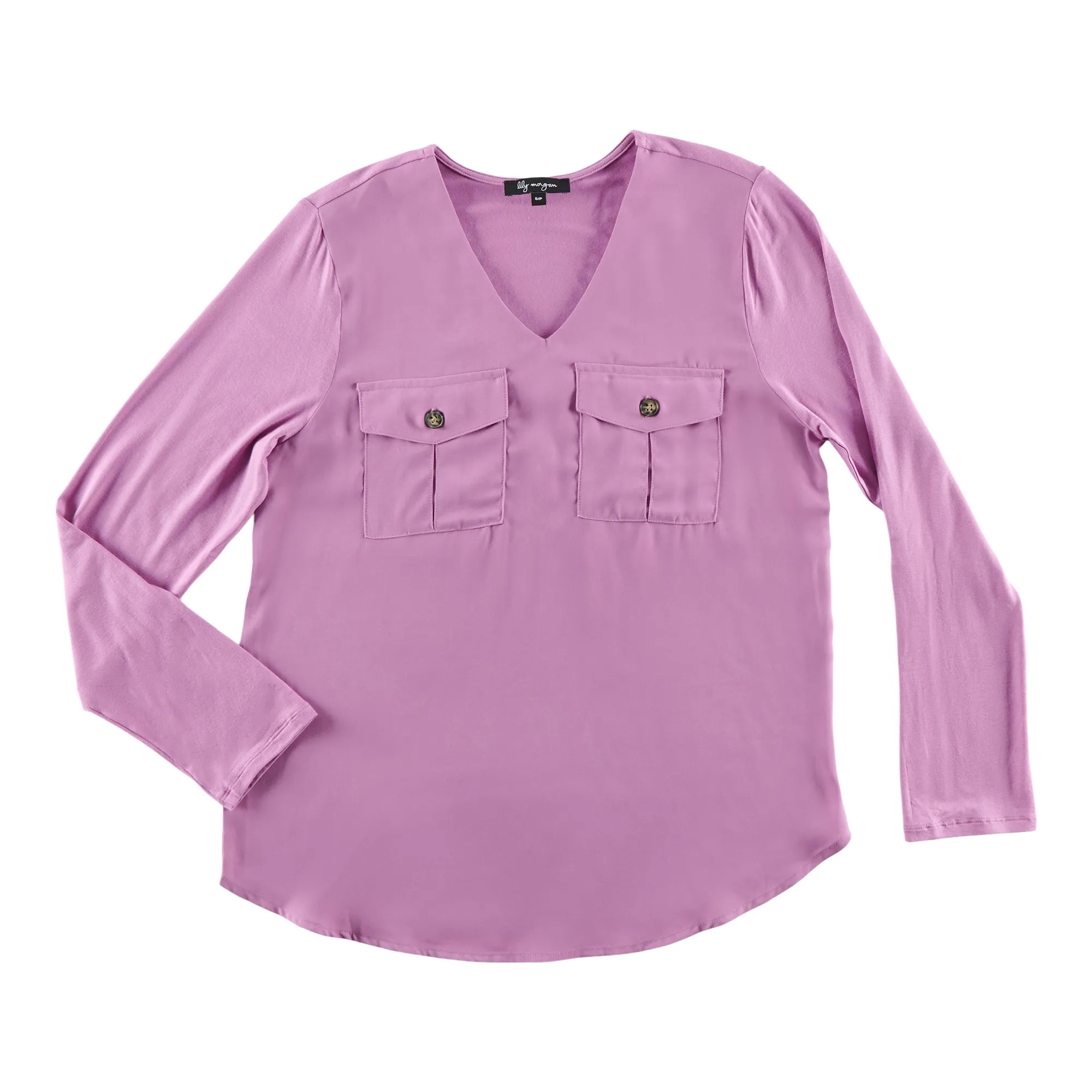 lily morgan Women's V-Neck Long Sleeve Blouse sold by Giant Tiger product image thumbnail 3