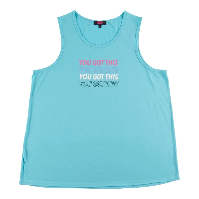 ACX Active Women's Plus Balance Printed Tank Top sold by Giant Tiger