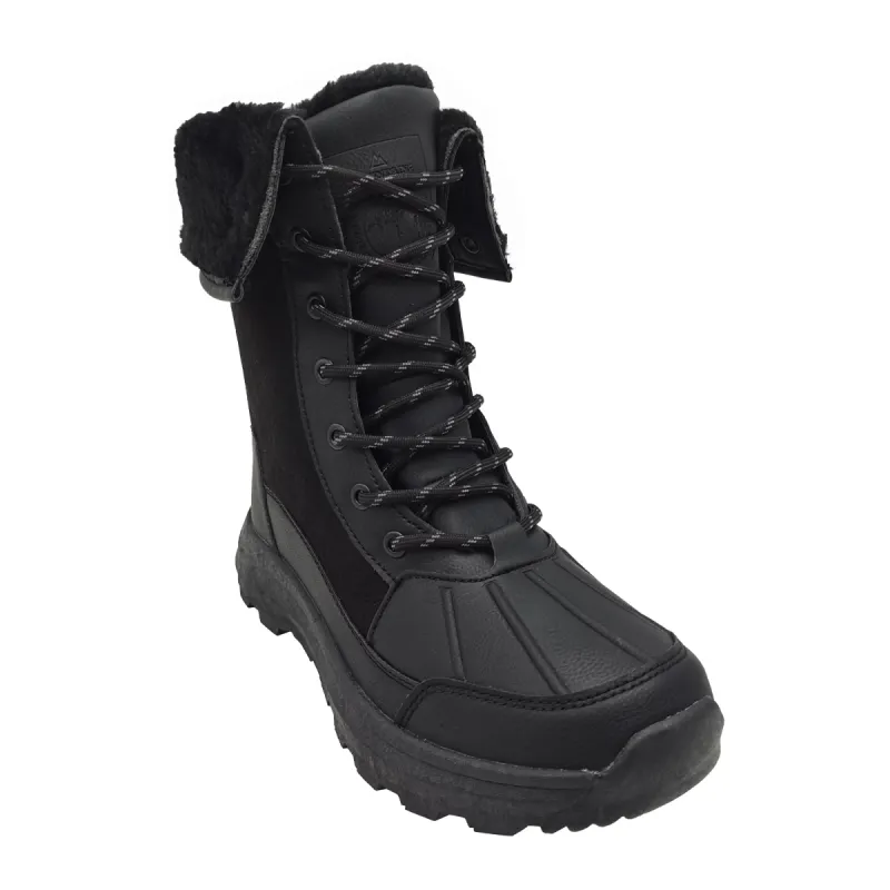 Mountain Ridge Women's Mix Media Winter Boots -20°C, Black sold by Giant Tiger