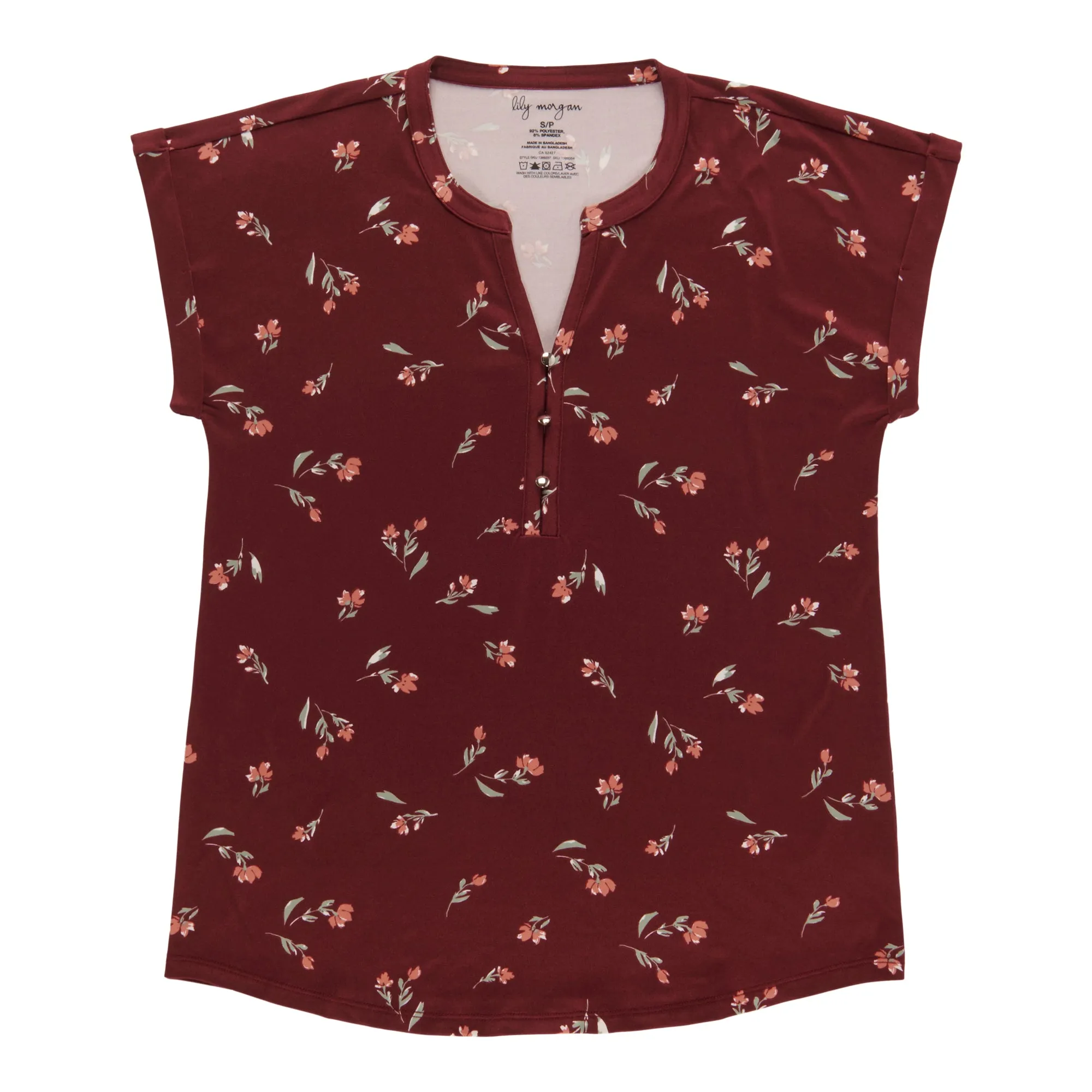 lily morgan Women's Short Sleeve Blouse sold by Giant Tiger product image thumbnail 3