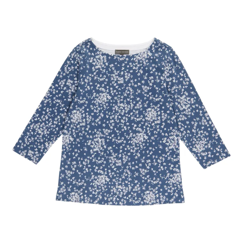 Classic Editions Women's Round Neck 3/4 Sleeve Blouse sold by Giant Tiger