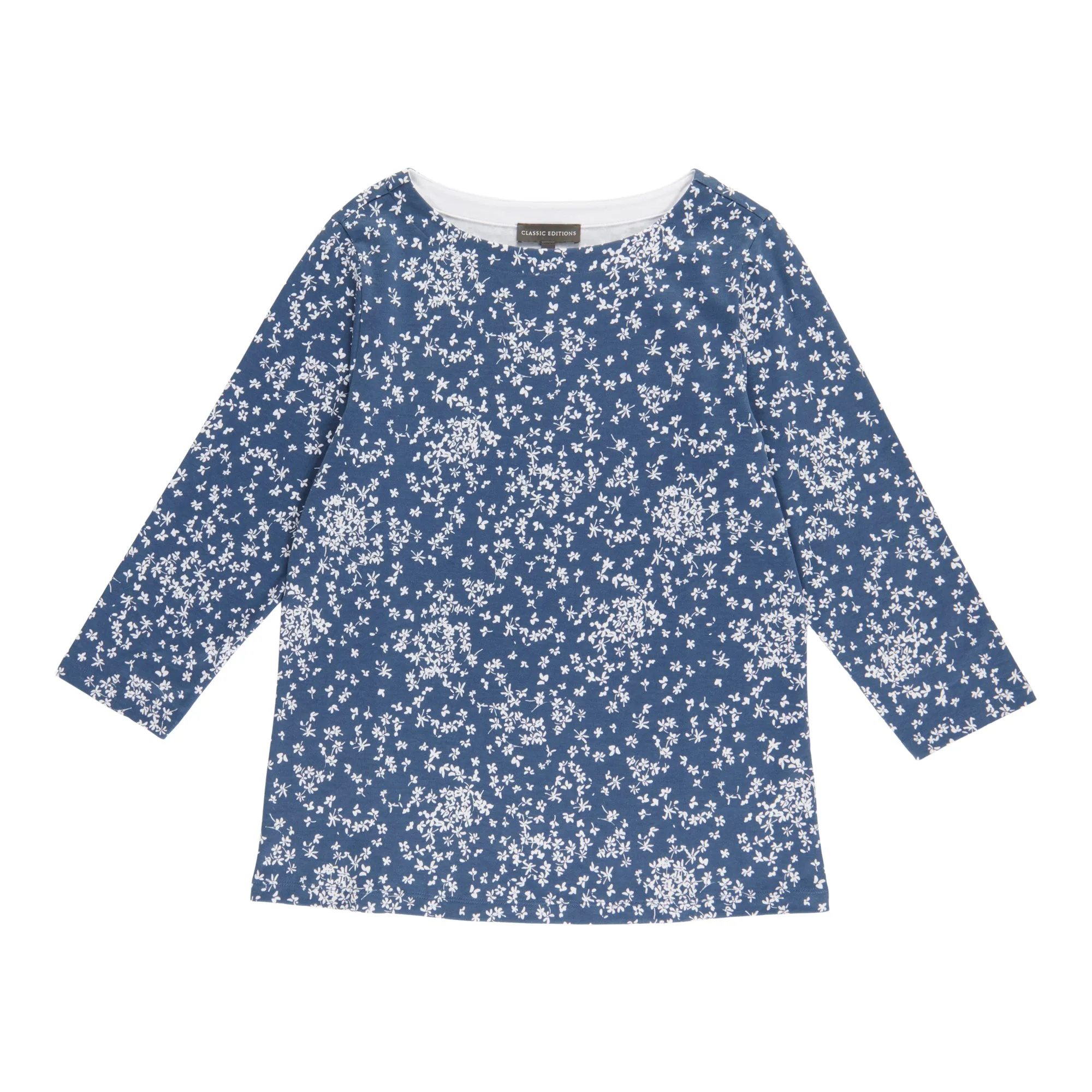 Classic Editions Women's Round Neck 3/4 Sleeve Blouse sold by Giant Tiger