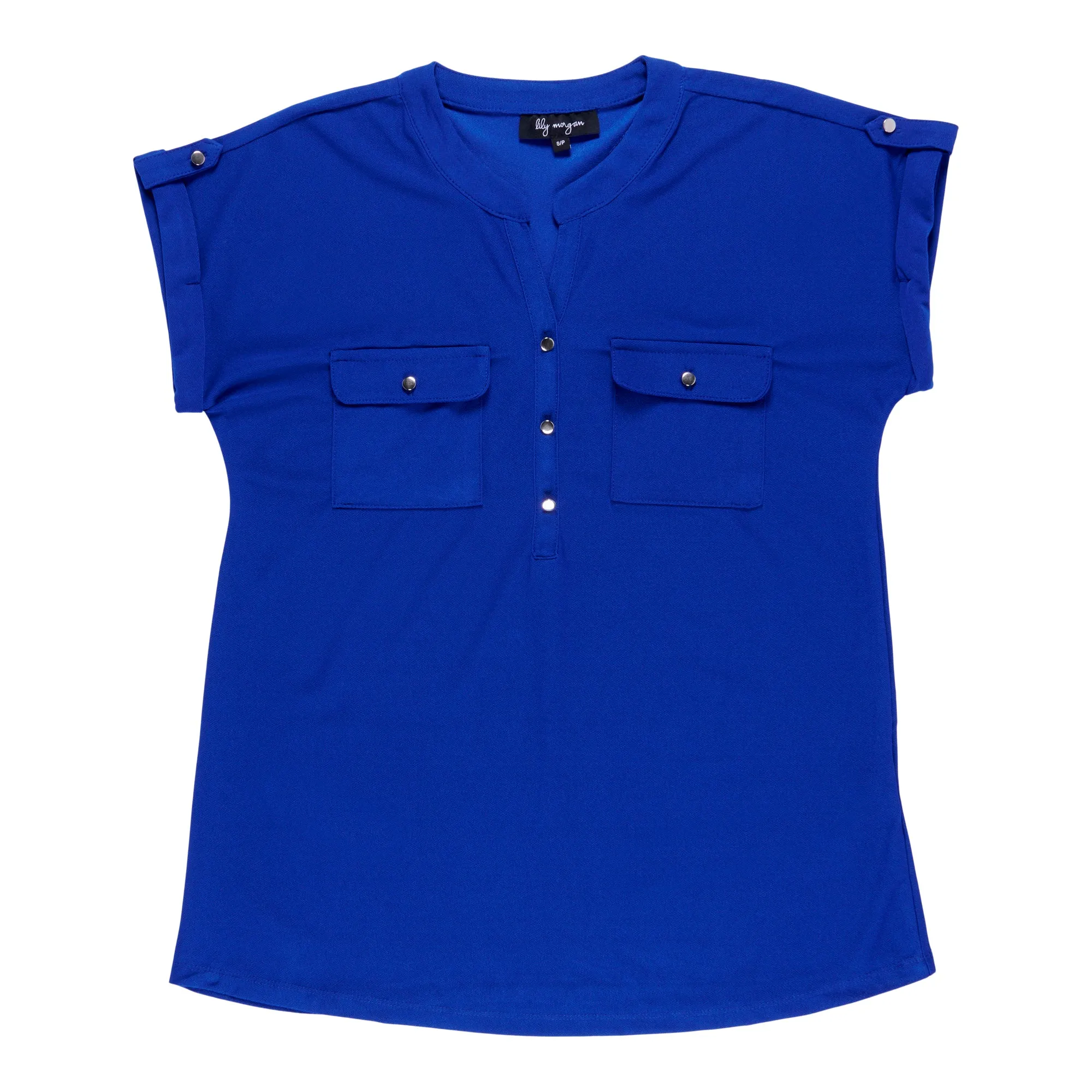 lily morgan Women's Tropical Cap Sleeve Solid Top sold by Giant Tiger product image thumbnail 2