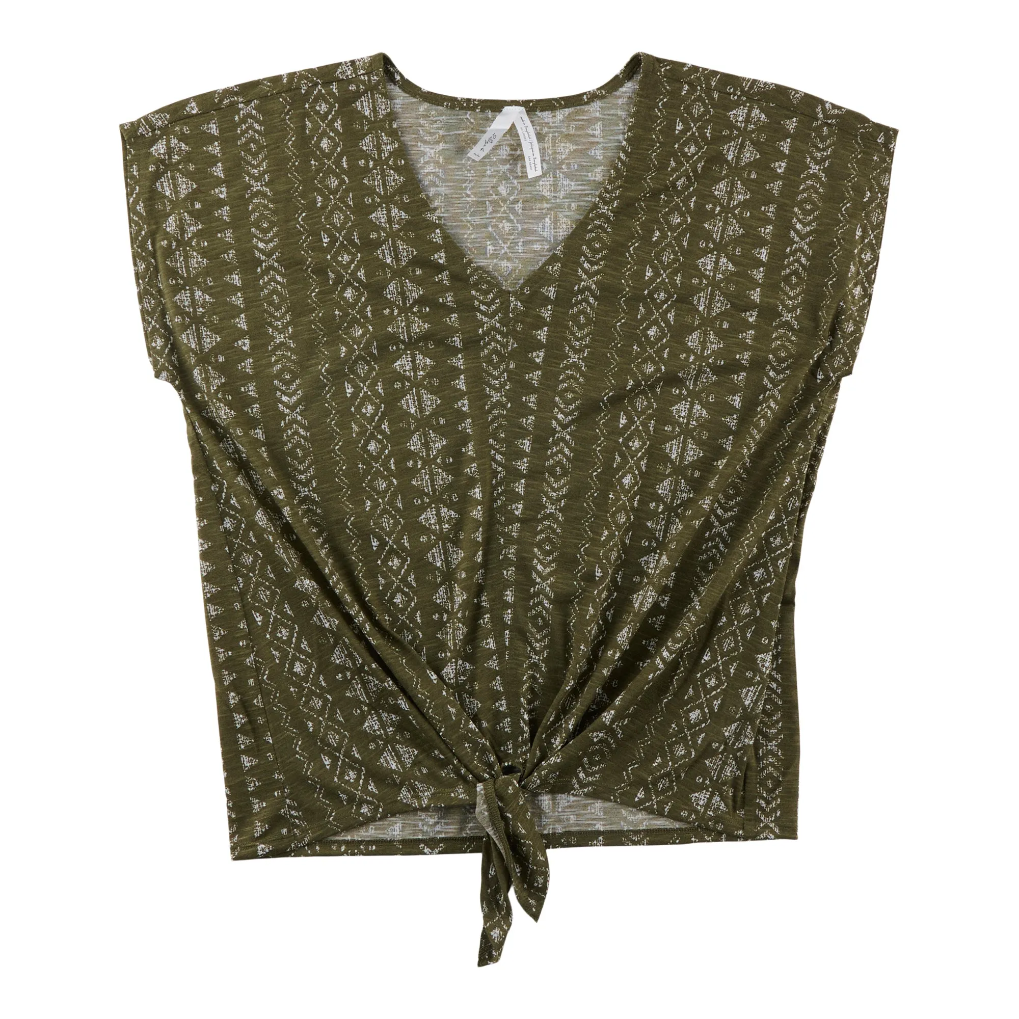 Women's Short Sleeve Tie Front Shirt sold by Giant Tiger product image thumbnail 5