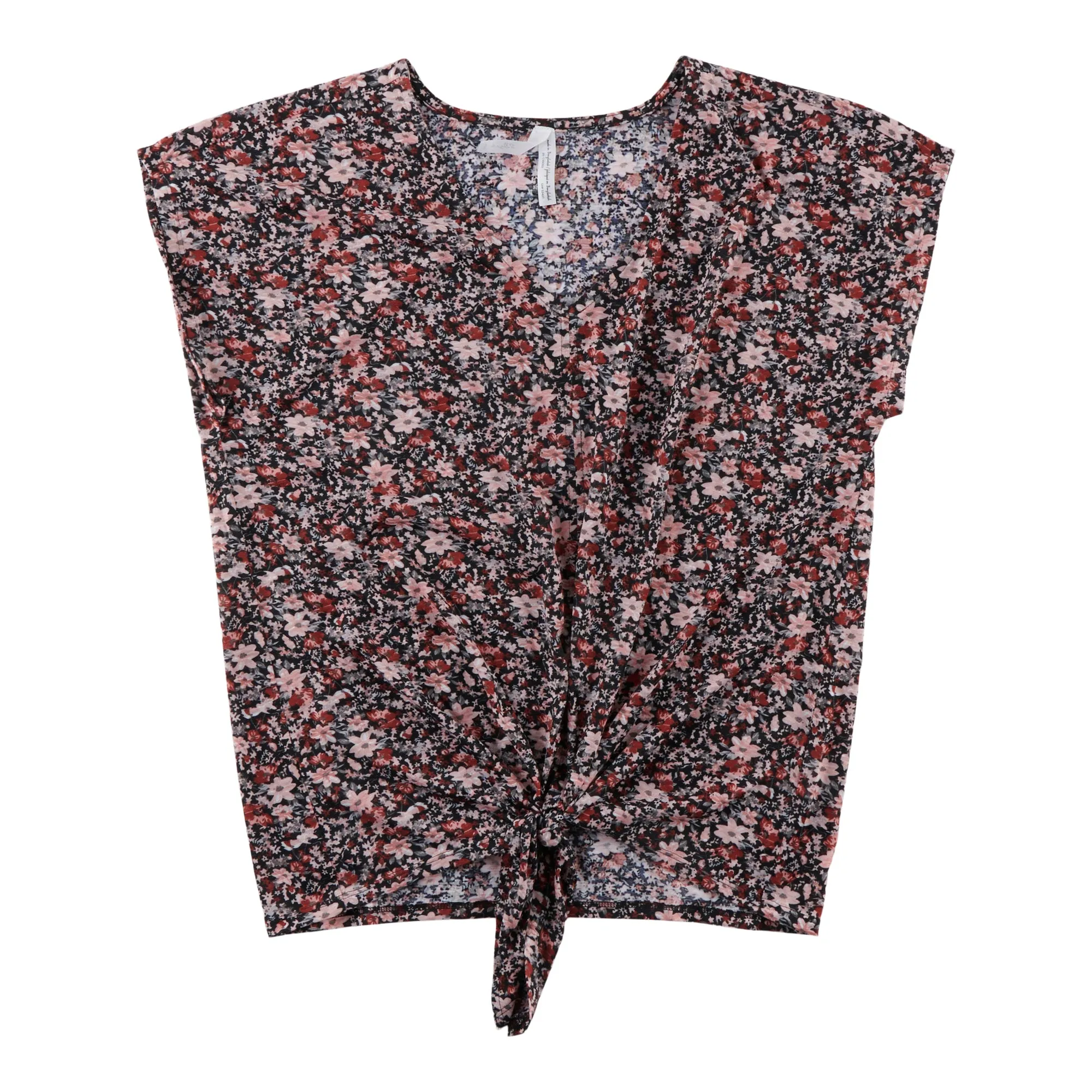 Women's Short Sleeve Tie Front Shirt sold by Giant Tiger