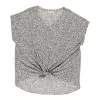 mySTYLE Women's Plus Seaside Linen V-Neck T-Shirt sold by Giant Tiger