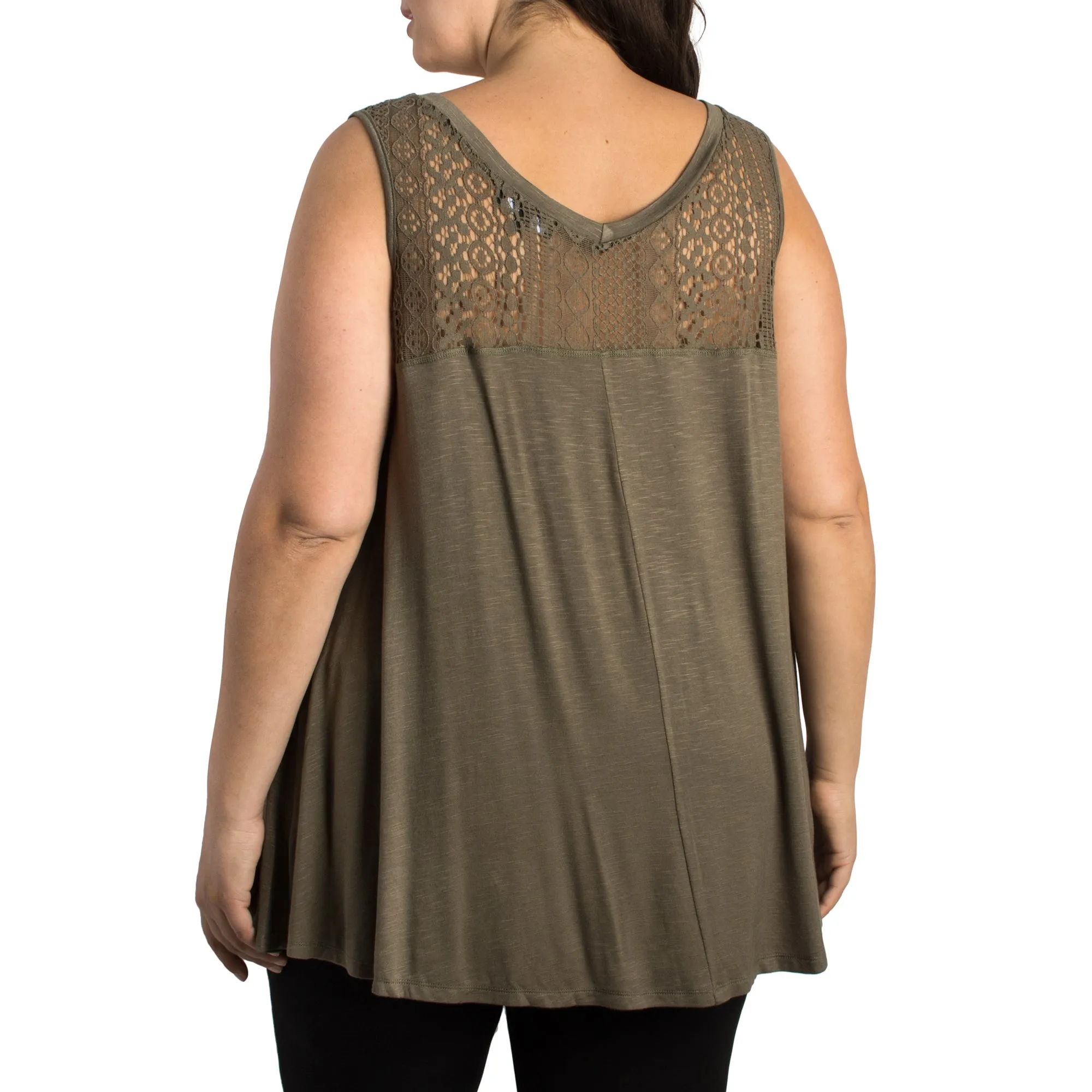 lily morgan Women's Plus Crochet Pocket Top sold by Giant Tiger product image thumbnail 5