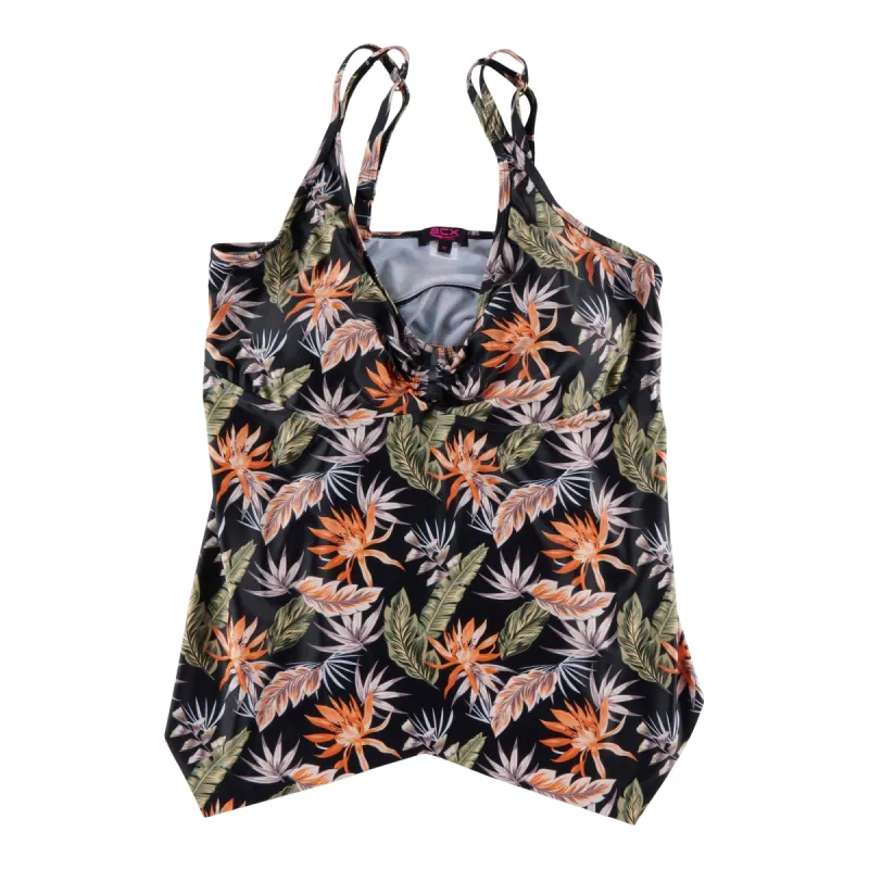 ACX Active Women's Plus Exotic Printed Tankini Top sold by Giant Tiger