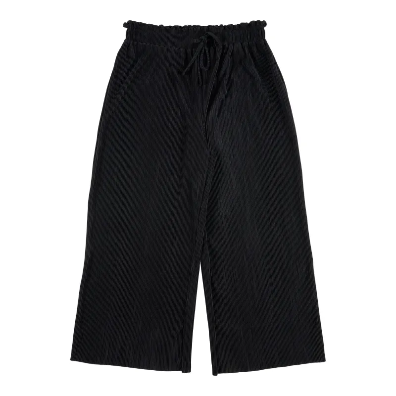 lily morgan Women's Ocean Blues Solid Pleated Cropped Pants sold by Giant Tiger