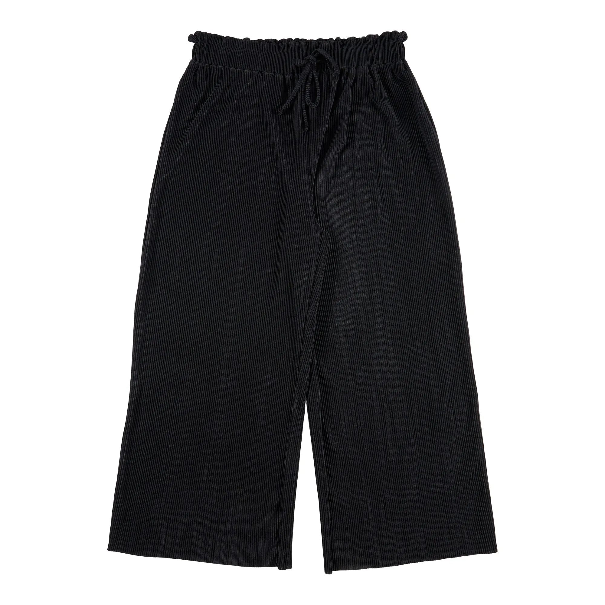 lily morgan Women's Ocean Blues Solid Pleated Cropped Pants sold by Giant Tiger