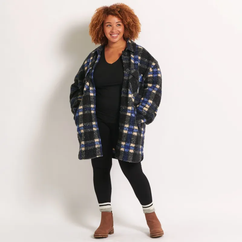 mySTYLE Women's Plus Lined Plaid Shacket sold by Giant Tiger