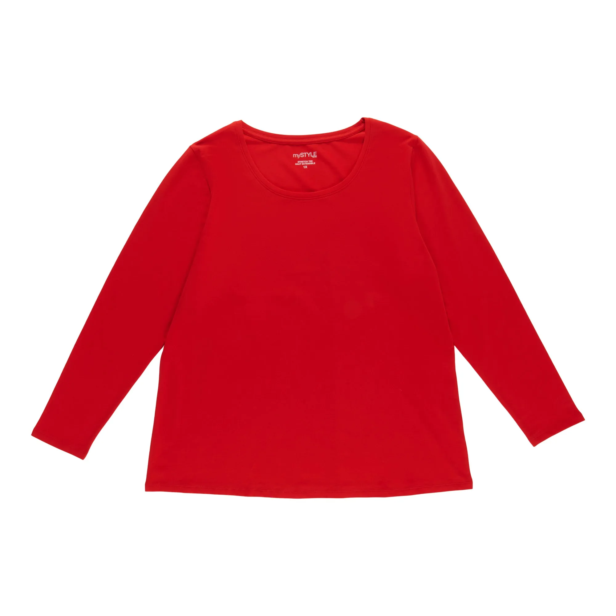 mySTYLE Women's Plus Scooped Neck Blouse sold by Giant Tiger product image thumbnail 2