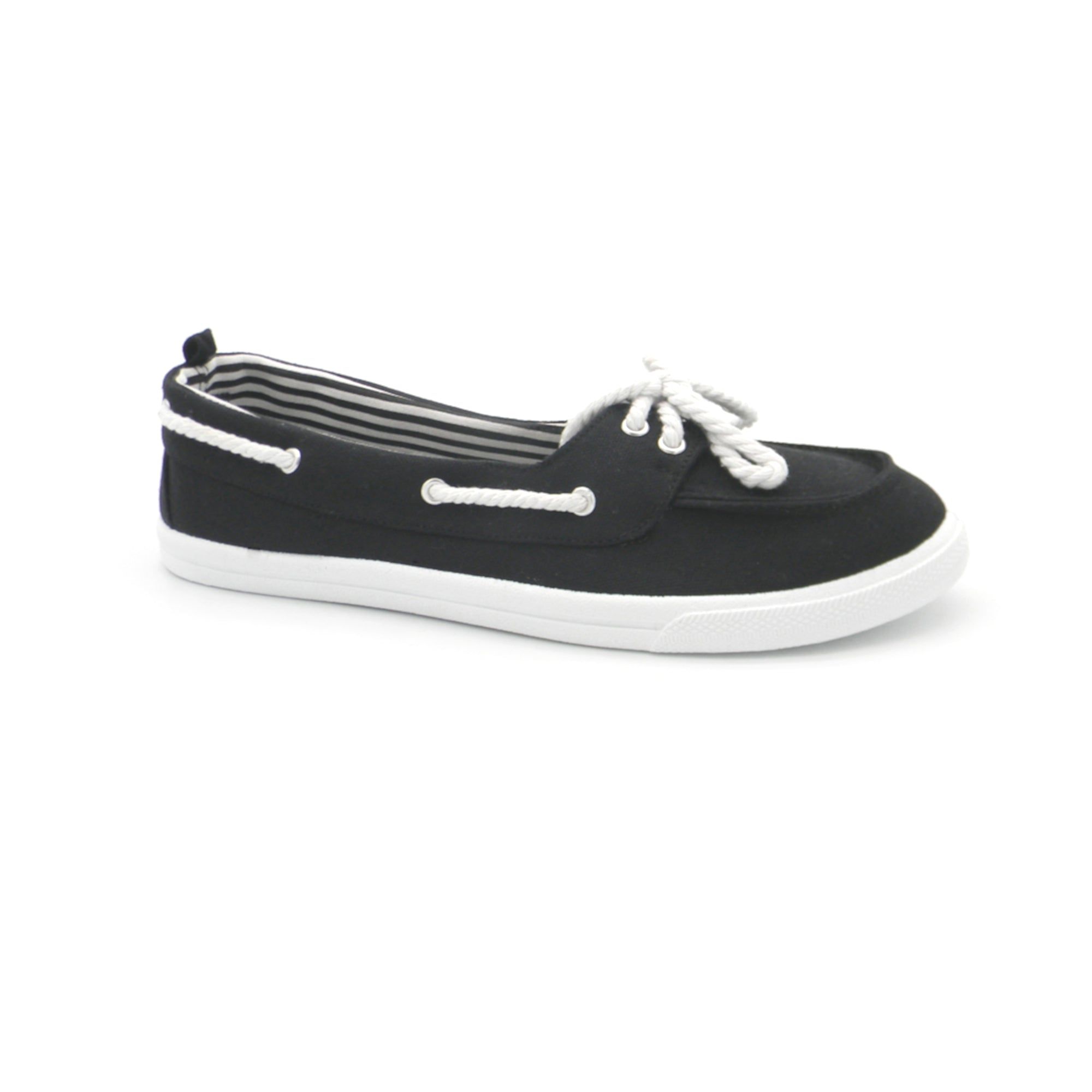 mySTYLE Women's Topsiders Canvas Shoes sold by Giant Tiger