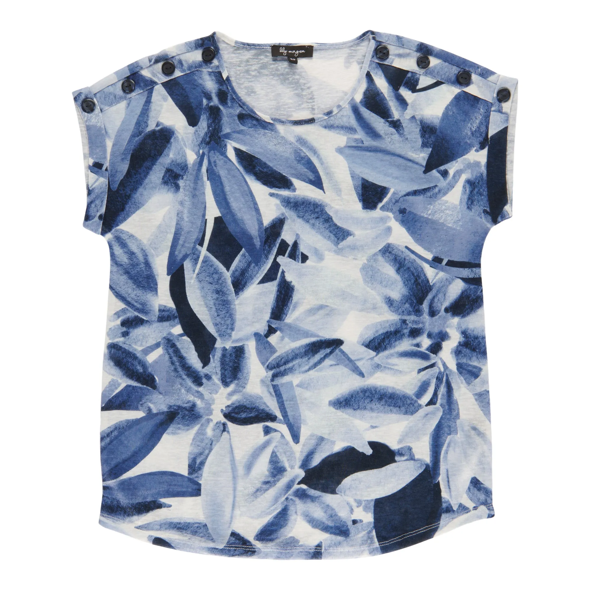 lily morgan Women's Printed Crew Neck Blouse sold by Giant Tiger