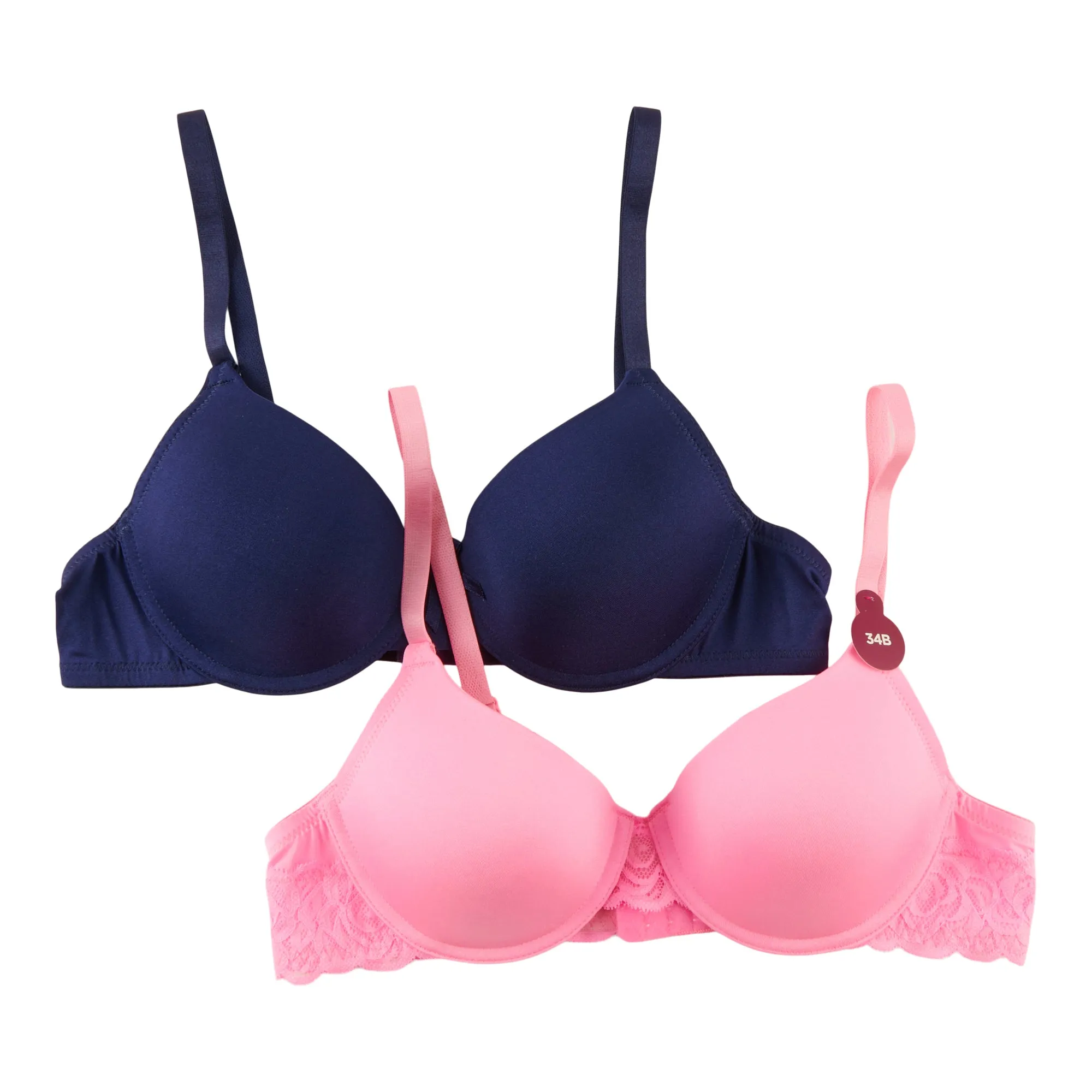 Carisma Women's Lace T-Shirt Bra, 2-Pack sold by Giant Tiger product image thumbnail 2