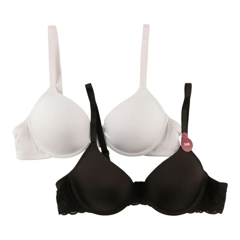 Carisma Women's Lace T-Shirt Bra, 2-Pack sold by Giant Tiger