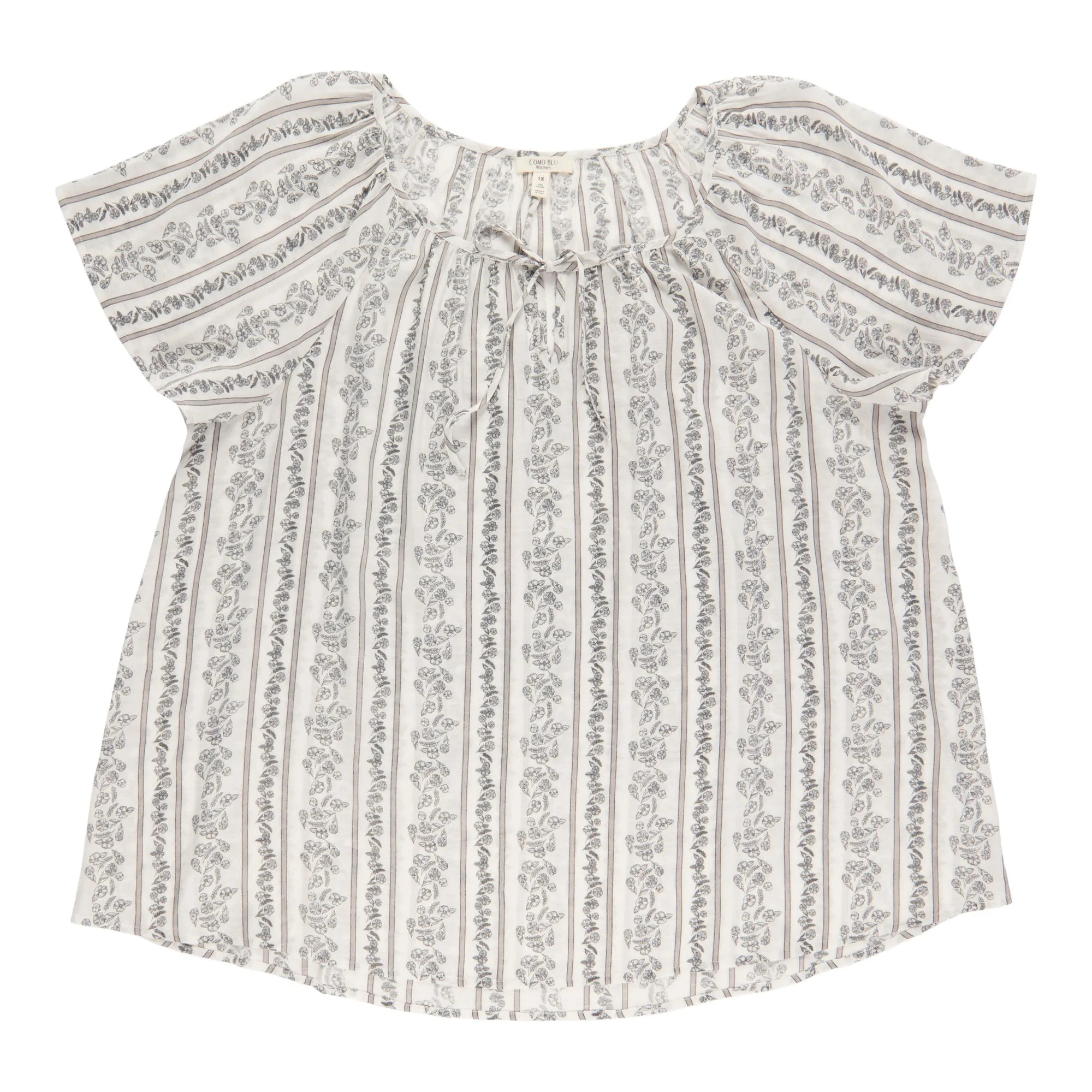 Women's Plus Short Sleeve Flutter Sleeve Blouse sold by Giant Tiger product image thumbnail 2