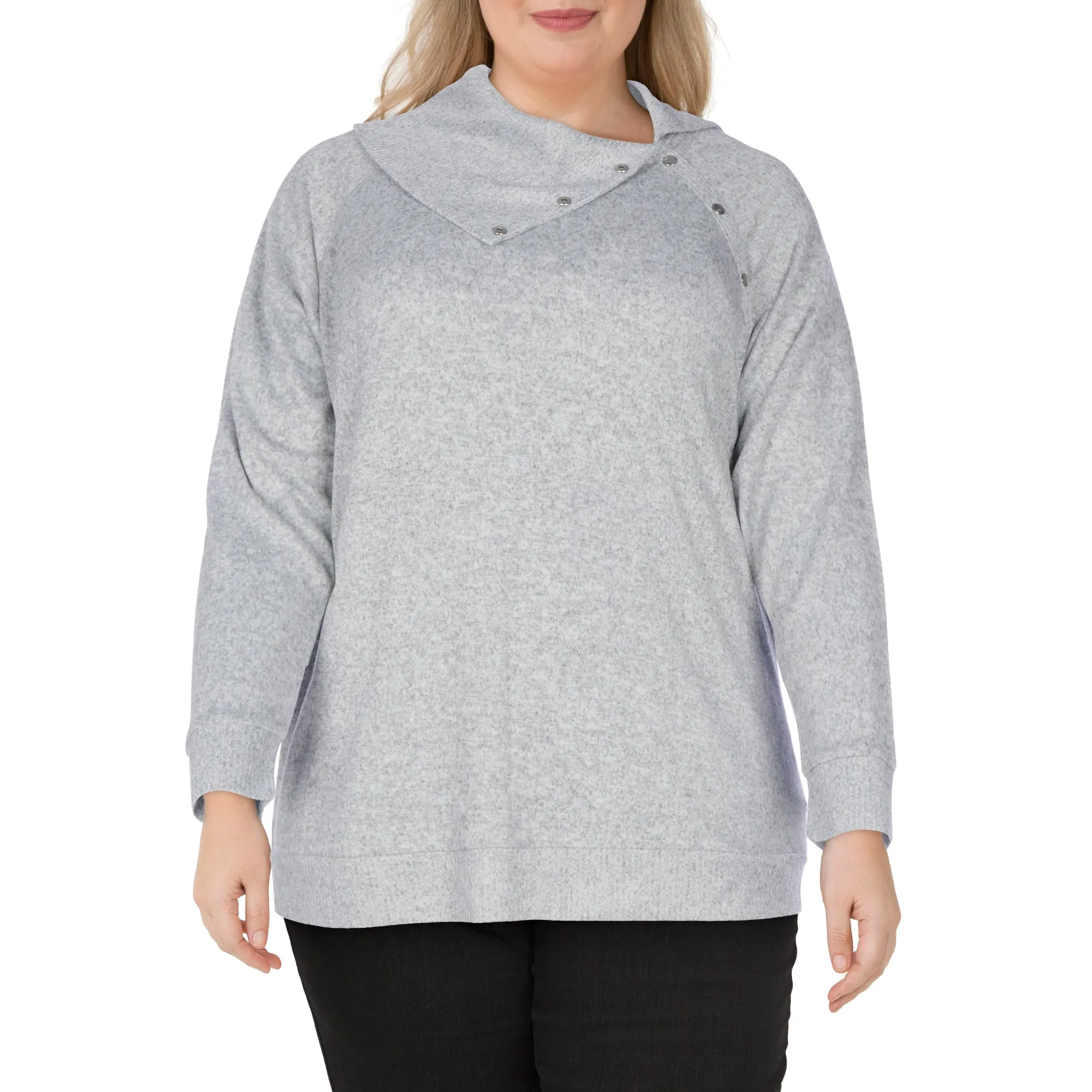 lily morgan Women's Plus Cowl Neck Blouse sold by Giant Tiger