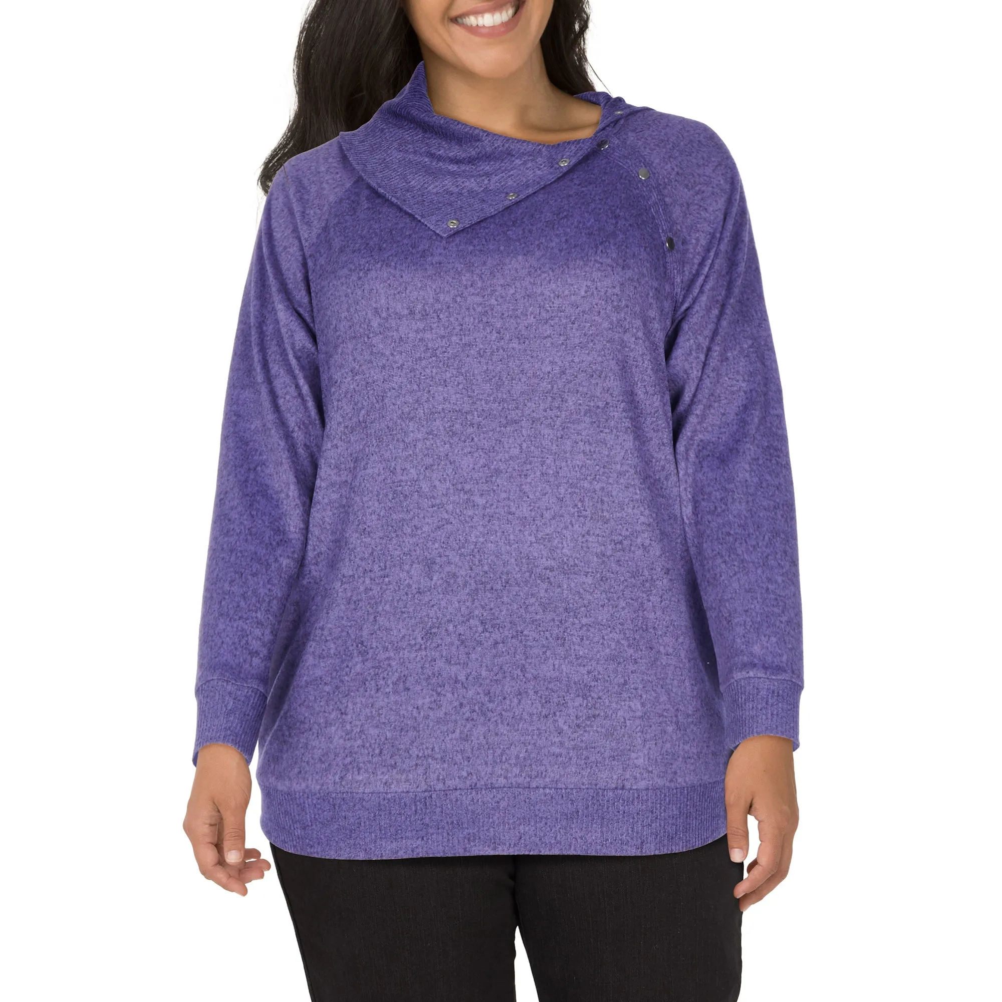 lily morgan Women's Plus Cowl Neck Blouse sold by Giant Tiger product image thumbnail 5