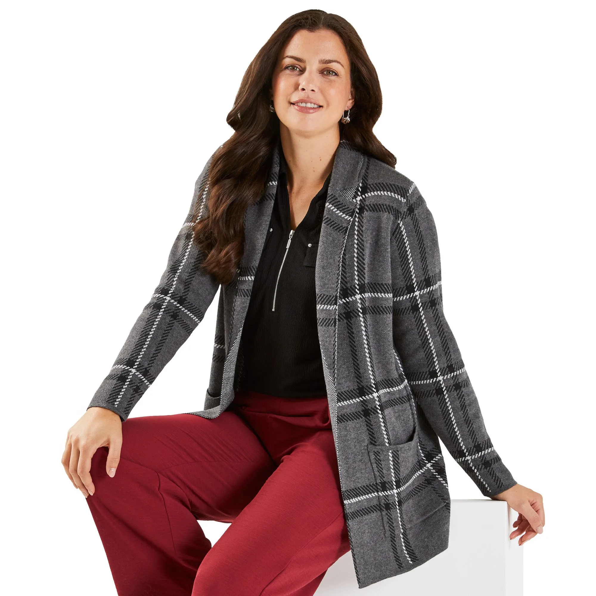 lily morgan Women's Open Front Cardigan sold by Giant Tiger product image thumbnail 2