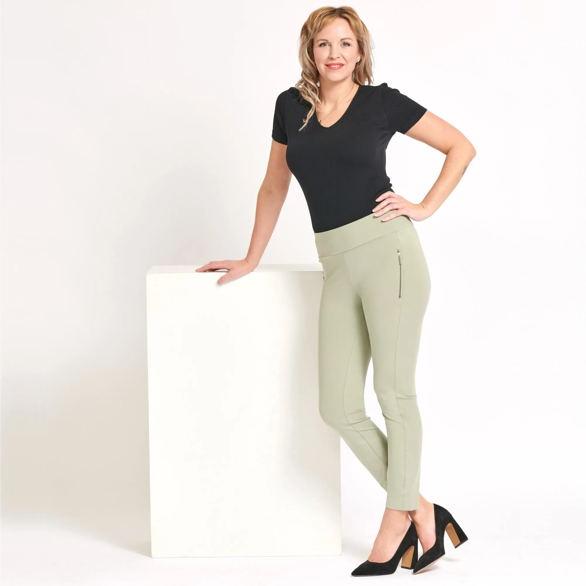 lily morgan Women's Skinny Knit Pants sold by Giant Tiger product image thumbnail 2