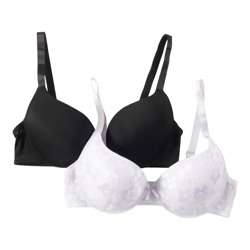 Carisma Women's Plus Lace Push-Up Bra, 2-Pack sold by Giant Tiger