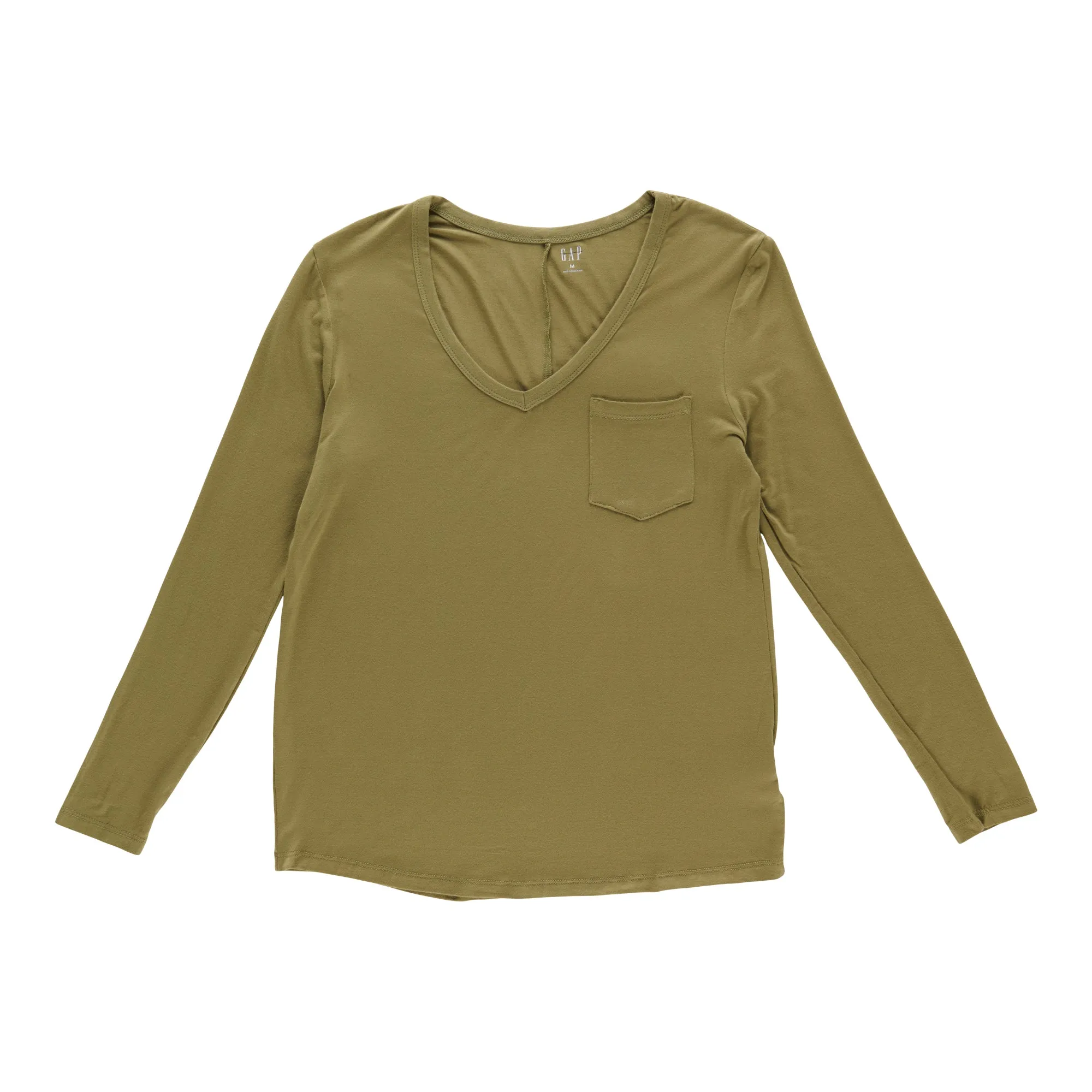 Women's V-Neck Long Sleeve Pocket Tee sold by Giant Tiger