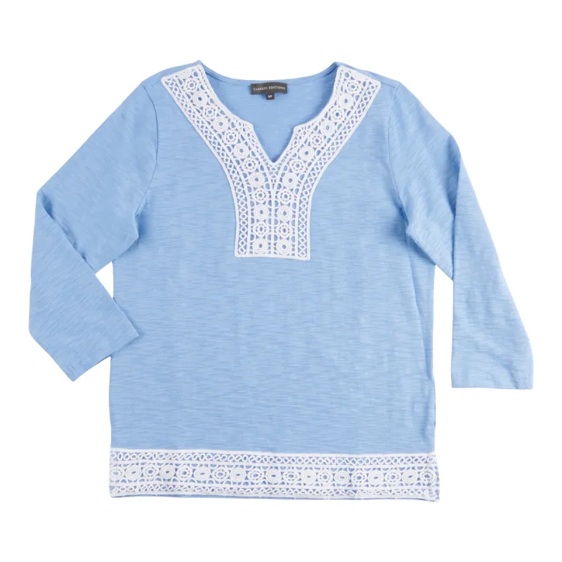 Classic Editions Women's Classic Style Crochet Top sold by Giant Tiger