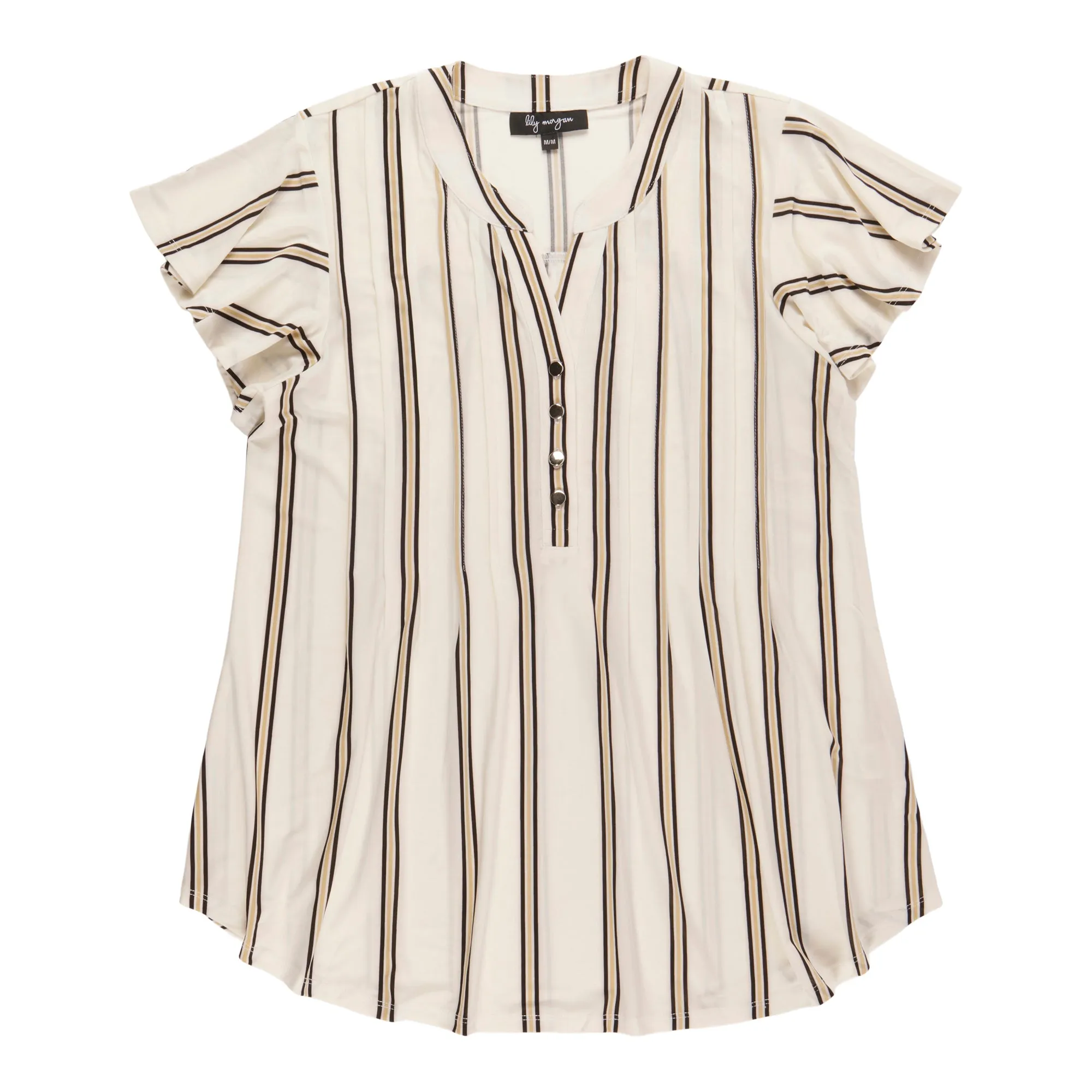 lily morgan Women's V-Neck Pintuck Blouse sold by Giant Tiger product image thumbnail 4