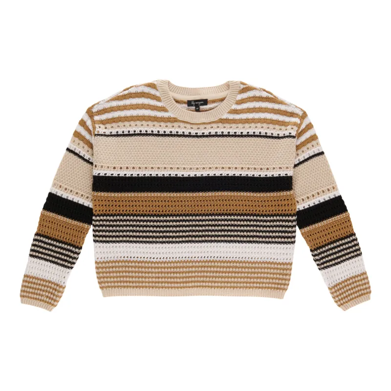 lily morgan Women's Striped Crew Neck Sweater sold by Giant Tiger