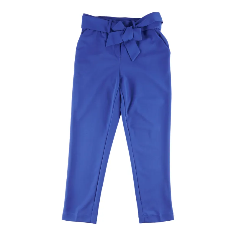 lily morgan Women's Simply Chic Tie Front Crepe Pants, Purple sold by Giant Tiger