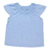 mySTYLE Women's Mykonos Printed Crochet Neck Slub Tee sold by Giant Tiger