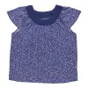 mySTYLE Women's Mykonos Printed Crochet Neck Slub Tee sold by Giant Tiger