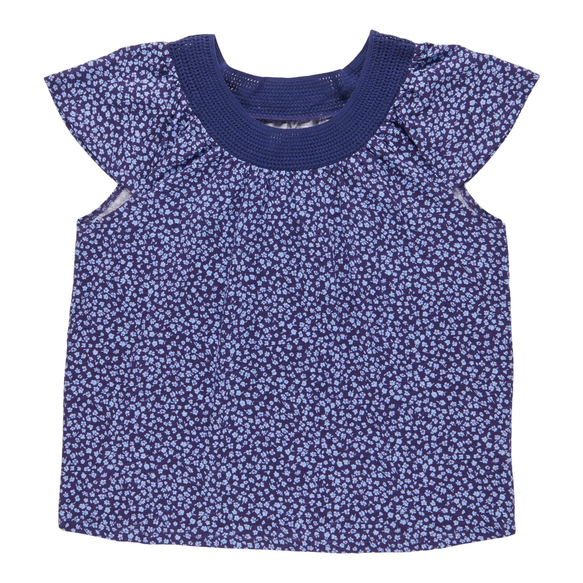 mySTYLE Women's Mykonos Printed Crochet Neck Slub Tee sold by Giant Tiger product image thumbnail 2