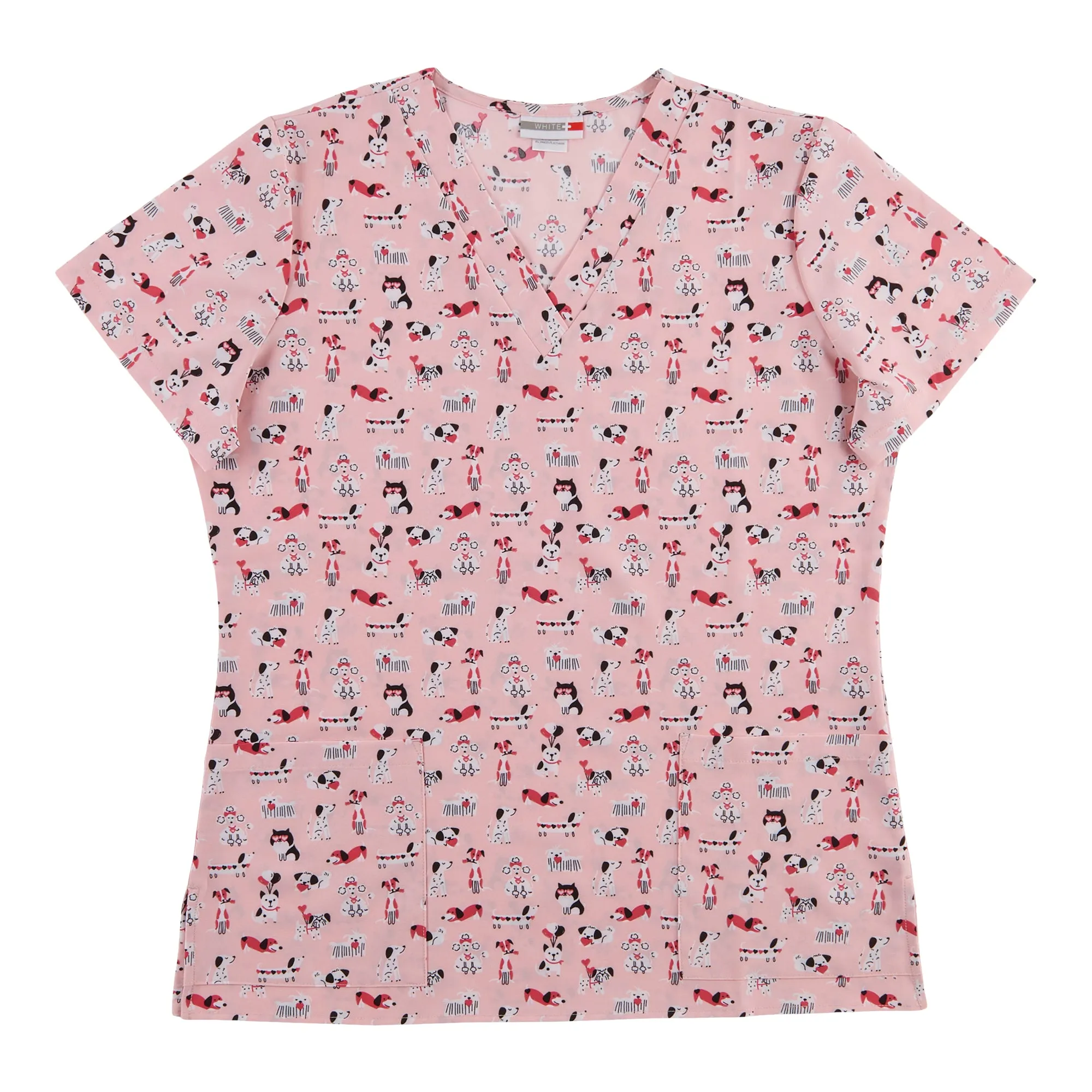 White Cross Women's Spring Time Printed Scrub Top with Front Pockets sold by Giant Tiger product image thumbnail 3