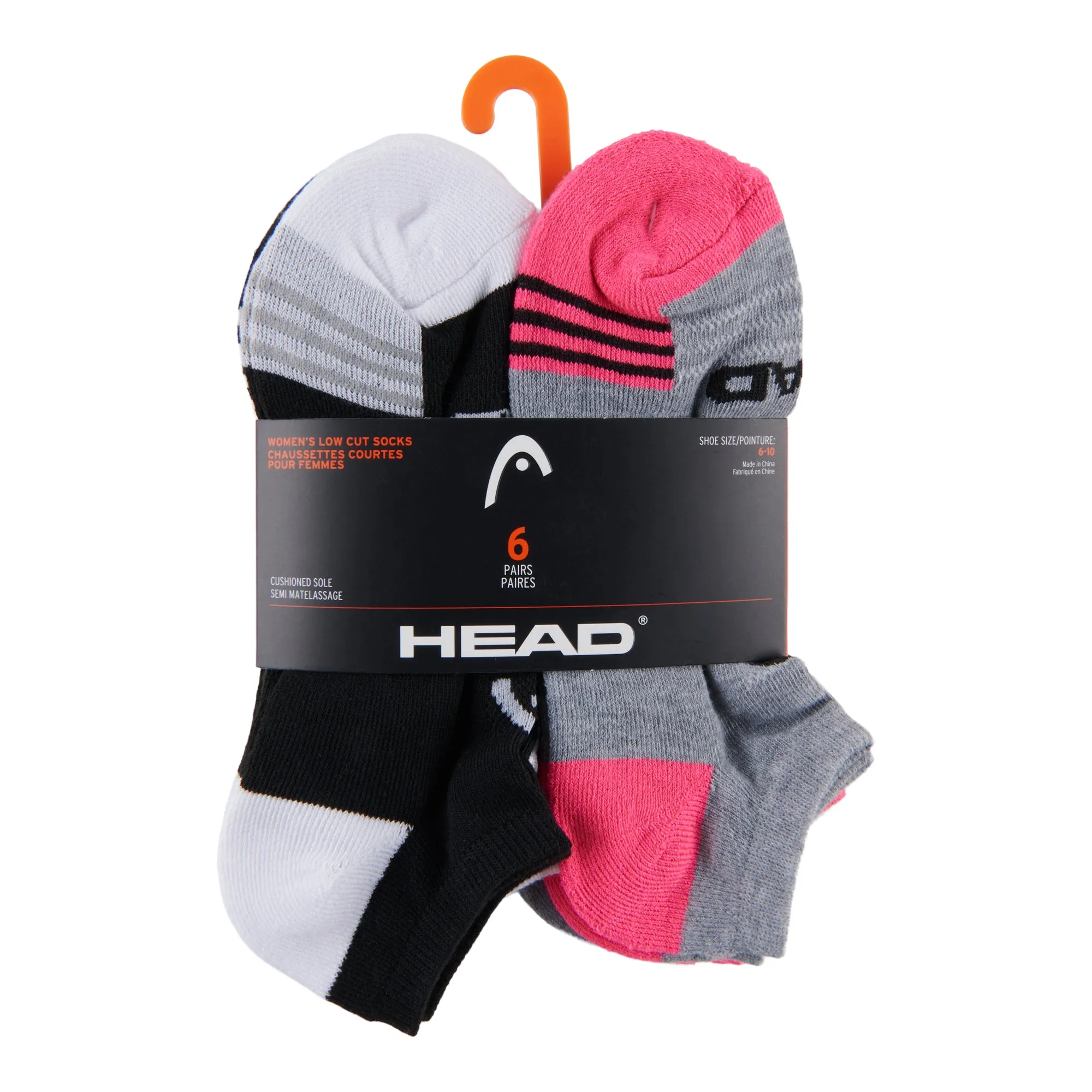 HEAD Women's Ankle Athletic Socks, 6-pack sold by Giant Tiger product image thumbnail 2