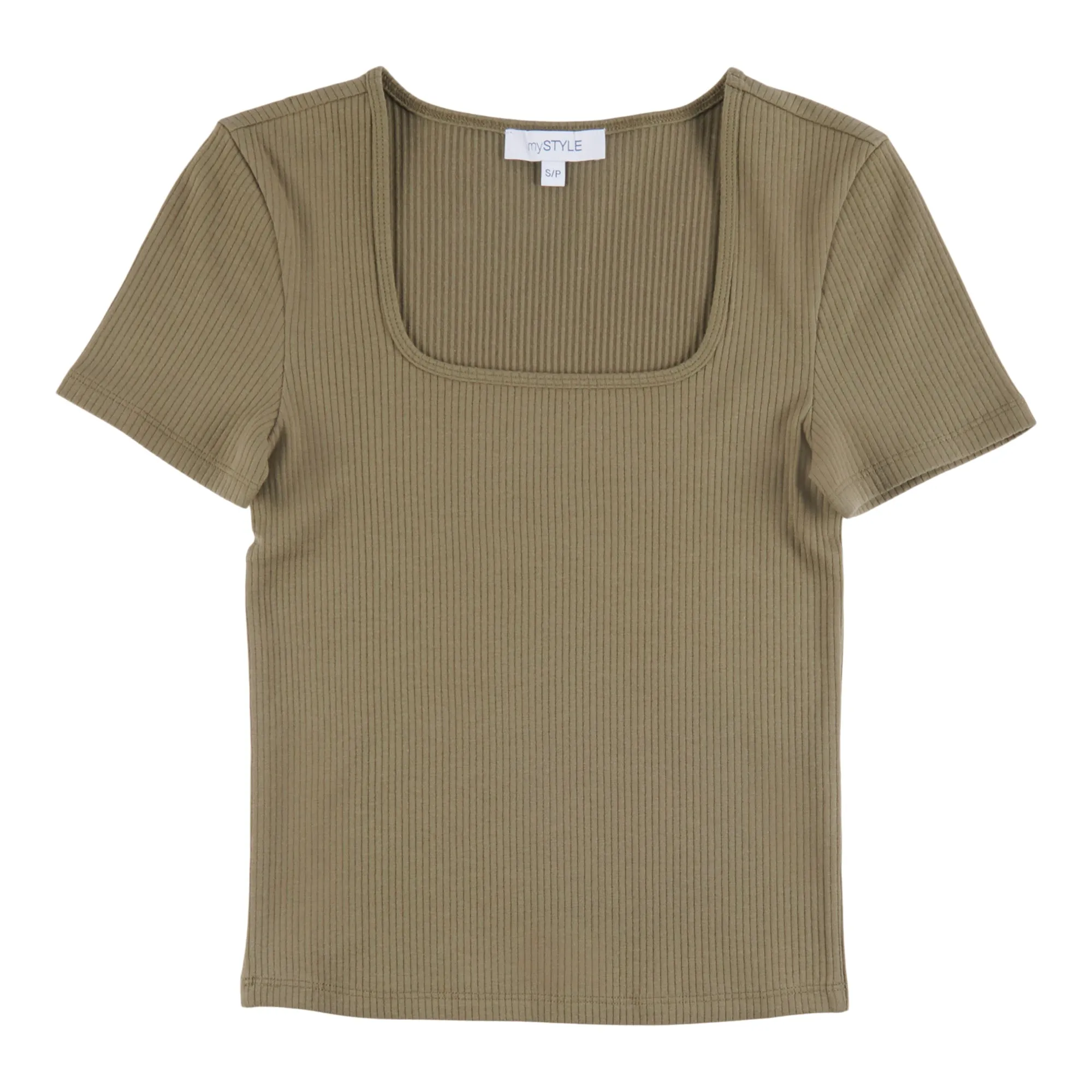 mySTYLE Women's Quest Square Neck Tee sold by Giant Tiger