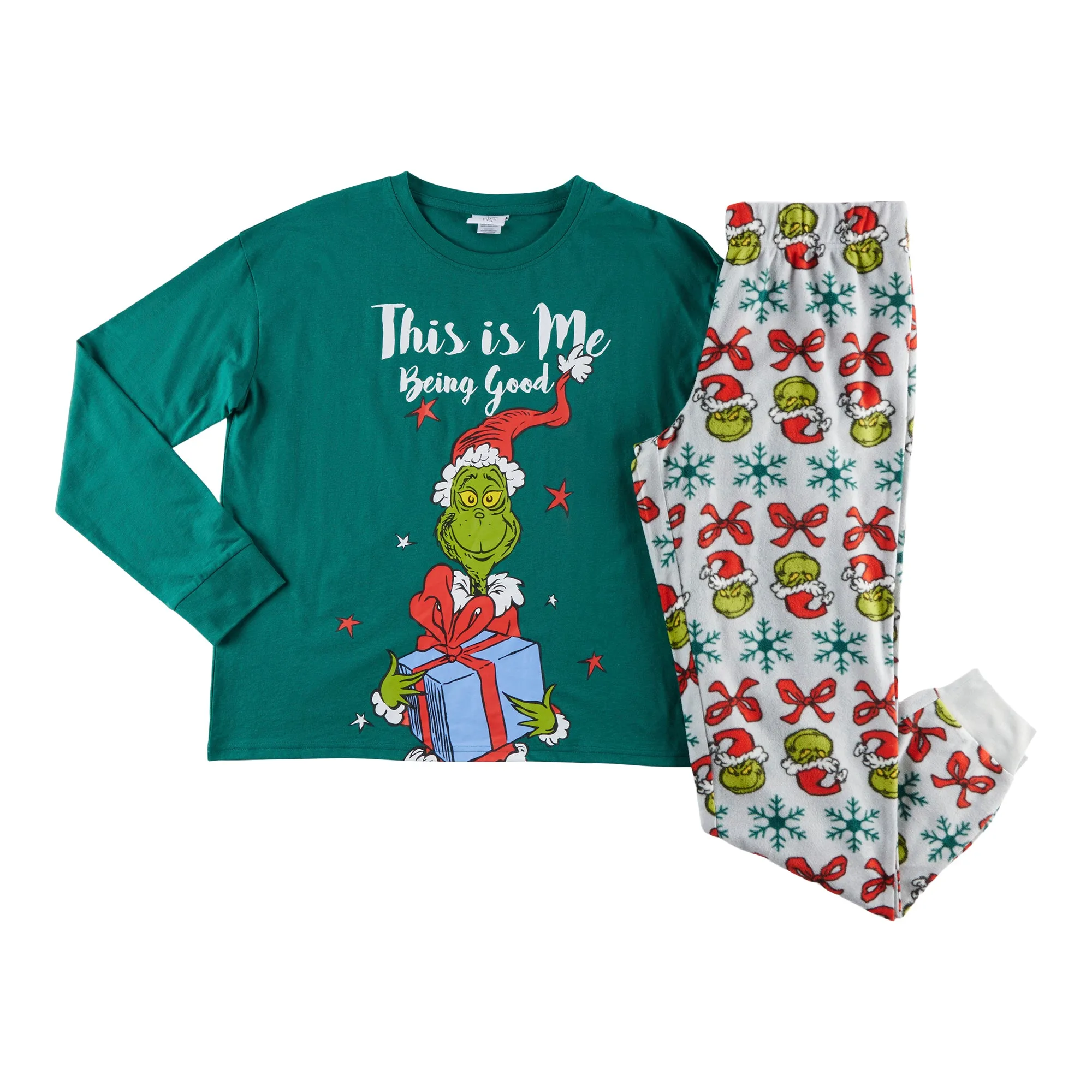 The Grinch Women's Family PJ Set, 2-Piece sold by Giant Tiger
