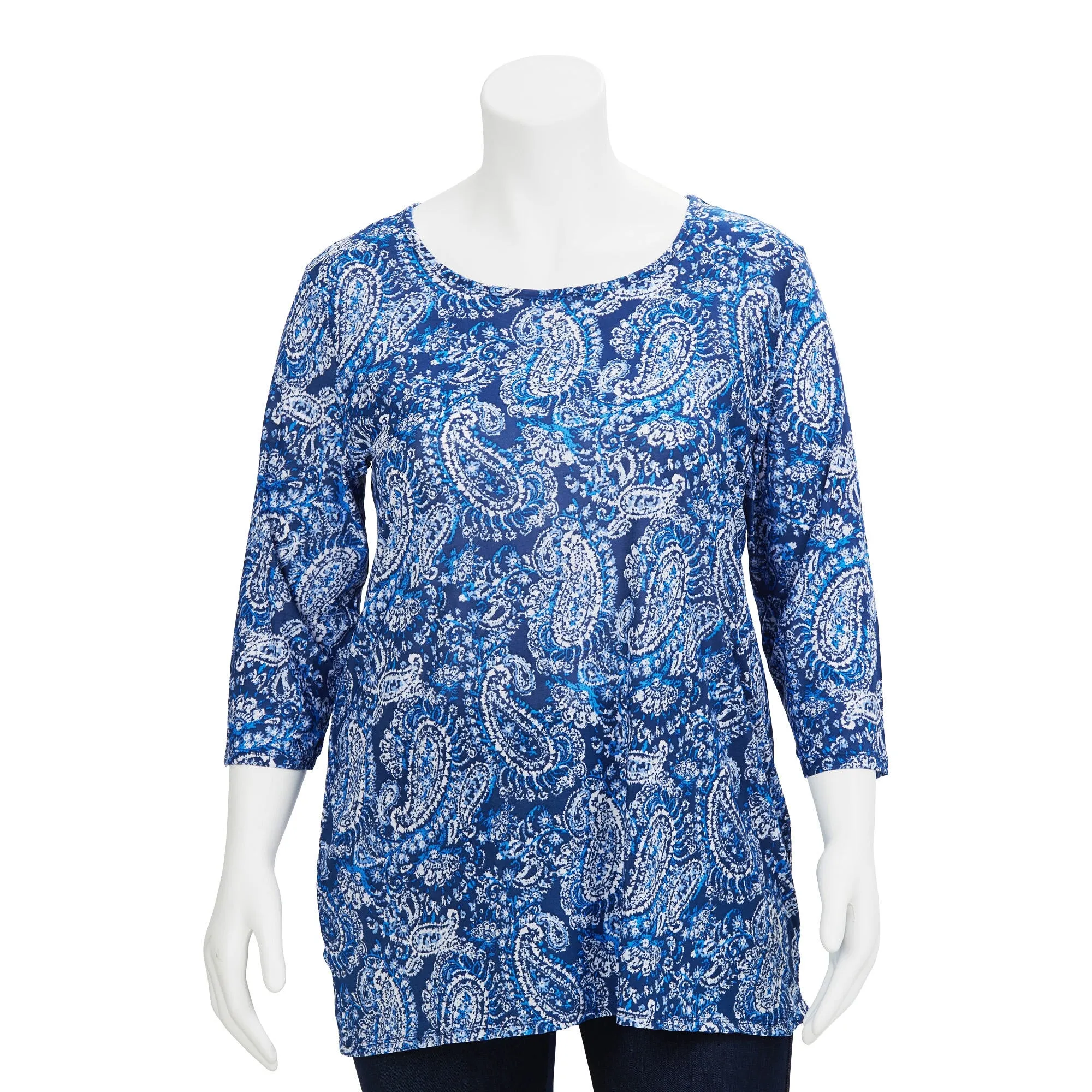 lily morgan Women's Plus Printed Tunic sold by Giant Tiger