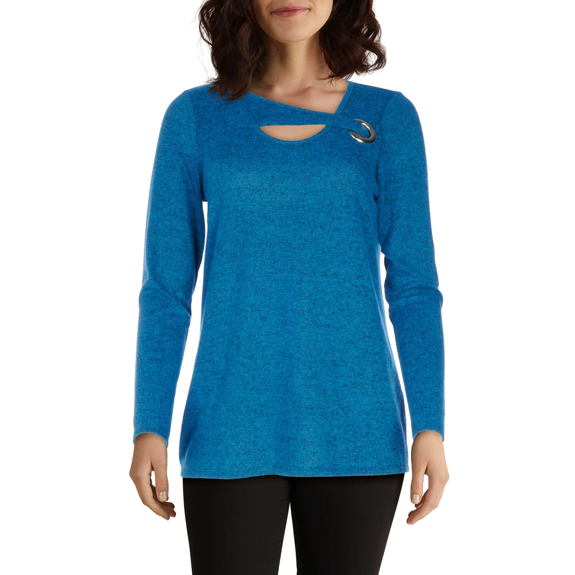 Women's Long Sleeve Asymmetric Knit Top sold by Giant Tiger product image thumbnail 3