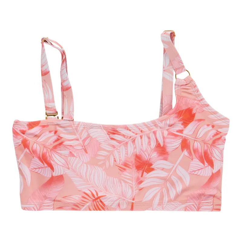 ACX Active Women's Coral Leaf Swim Top sold by Giant Tiger