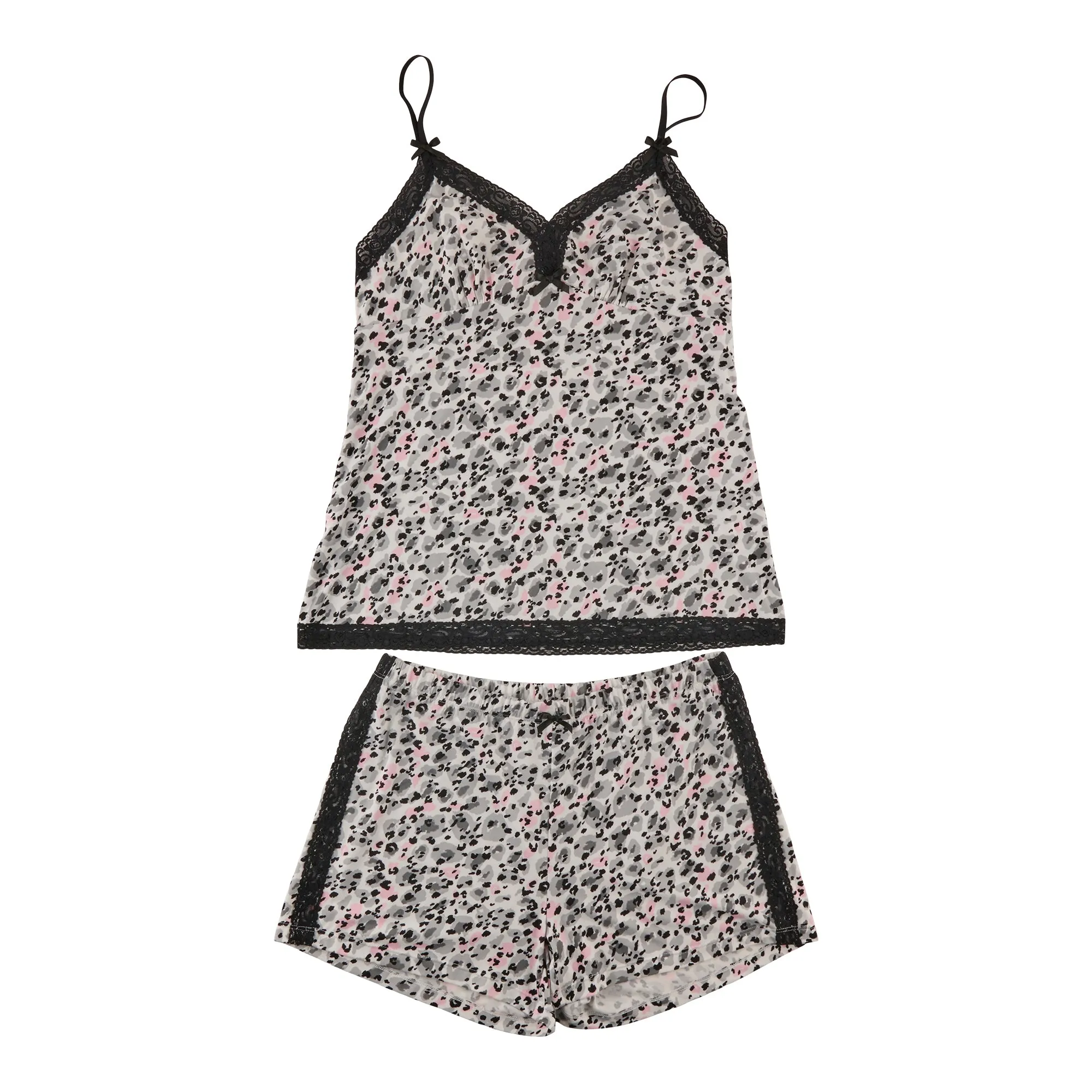 Carisma Women's V-Neck Boxer PJ Set, 2-Piece sold by Giant Tiger product image thumbnail 3