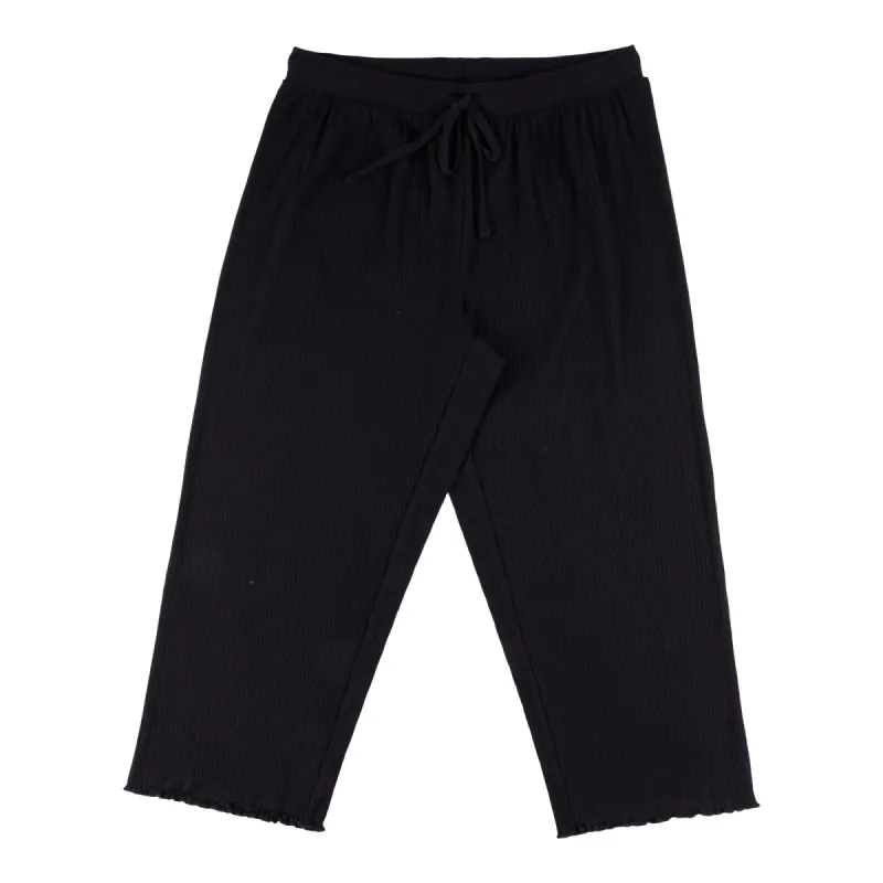 Women's Solid Ribbed Capris Pyjama Bottoms sold by Giant Tiger